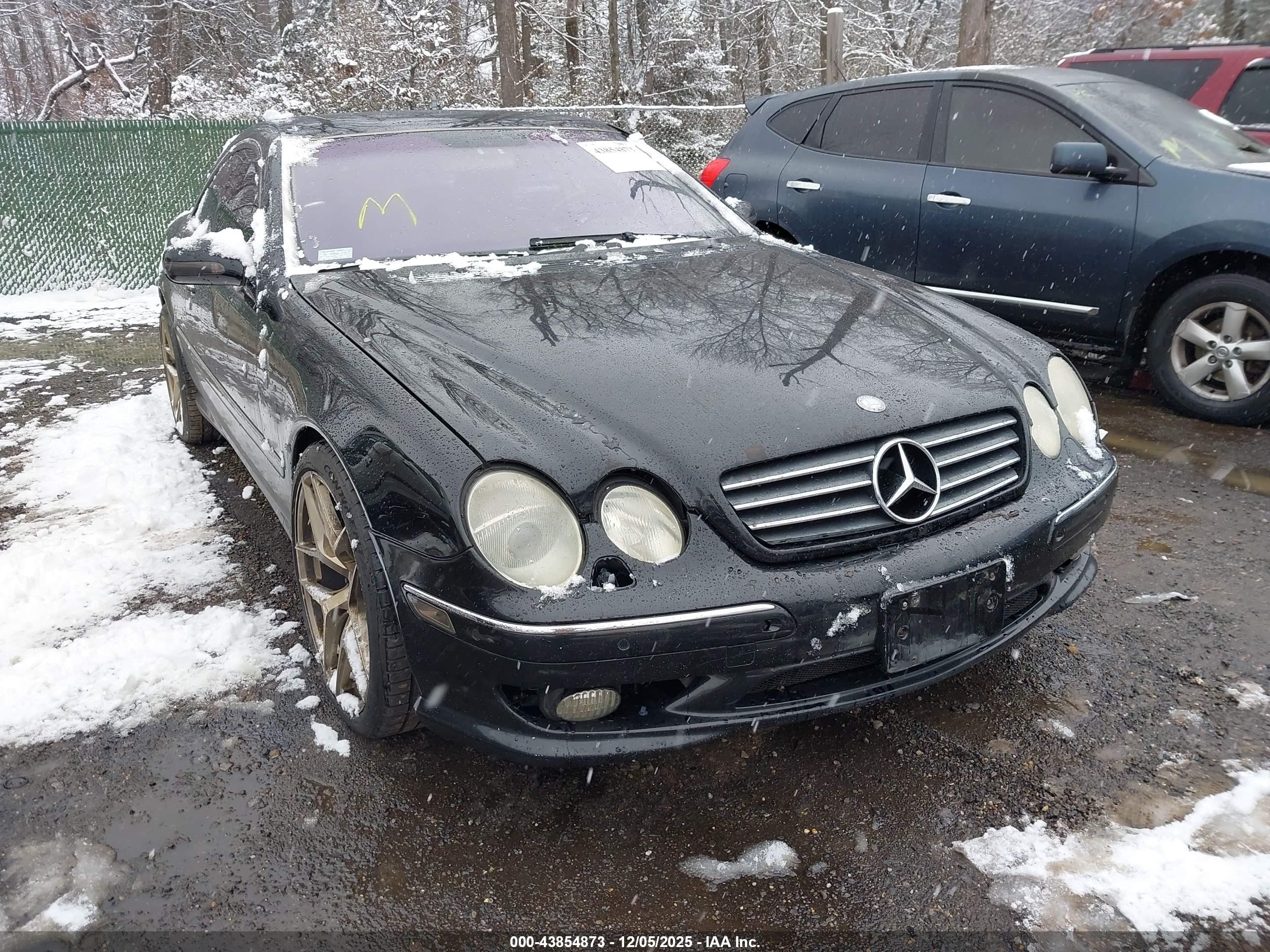 2002 Mercedes-benz Cl 55 Amg   Black vin: WDBPJ73J62A024338