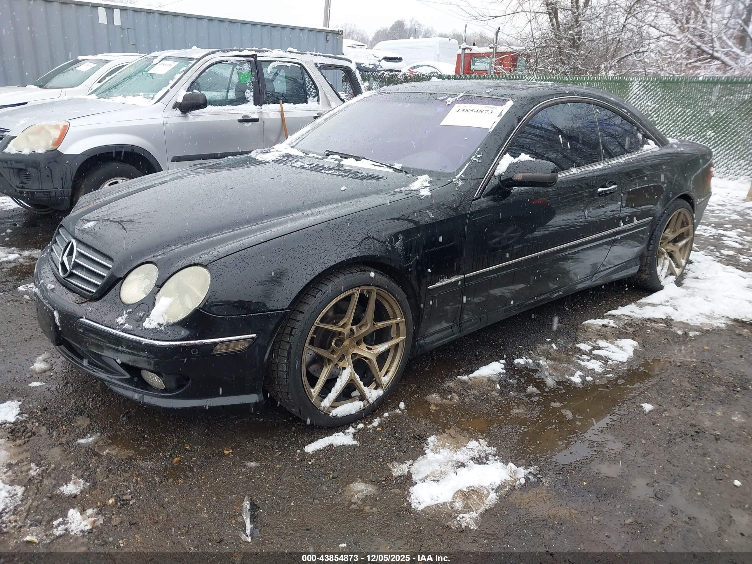 2002 Mercedes-benz Cl 55 Amg   Black vin: WDBPJ73J62A024338