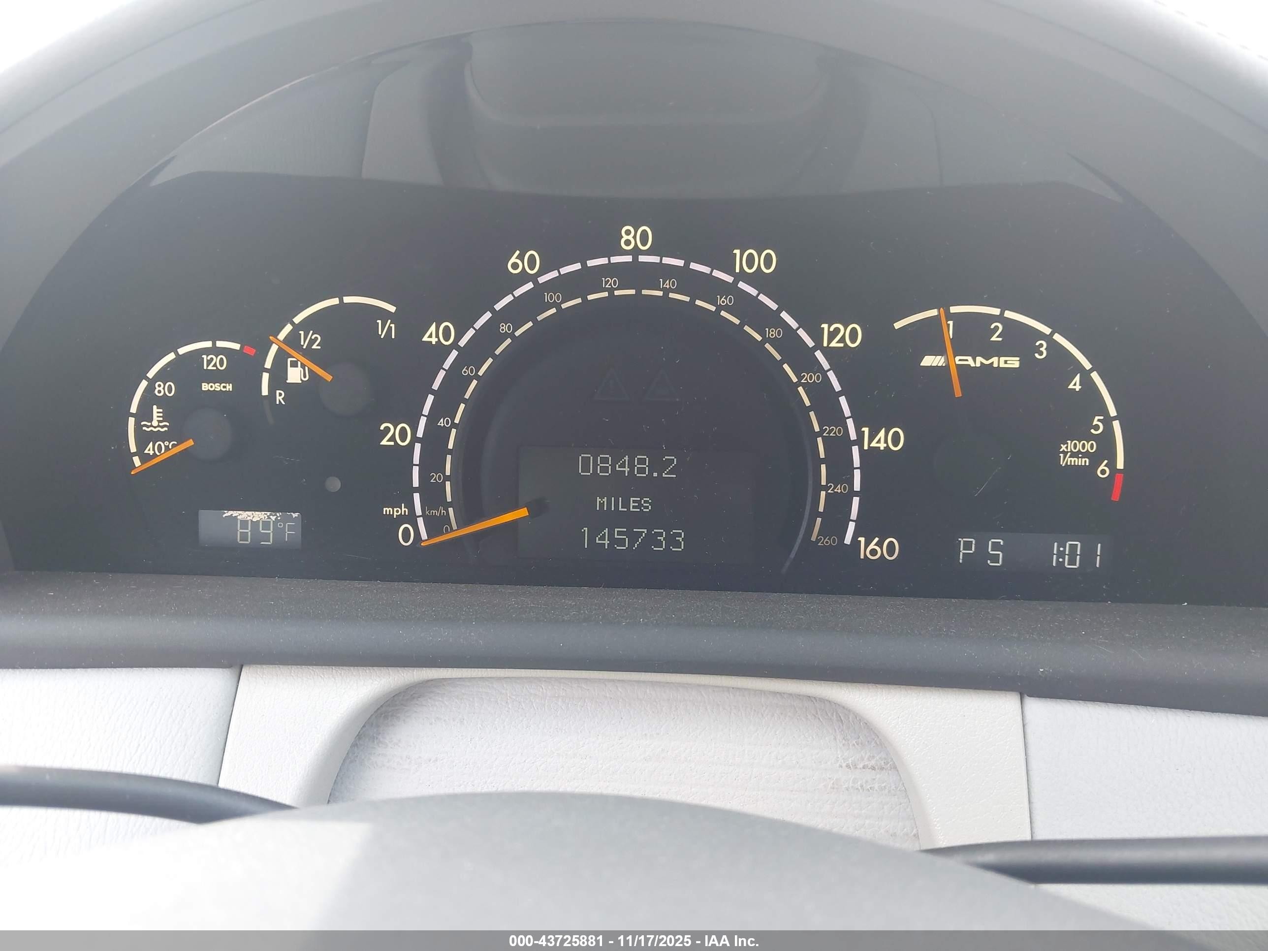 2002 Mercedes-benz Cl 55 Amg   Серебряный vin: WDBPJ73J72A030293