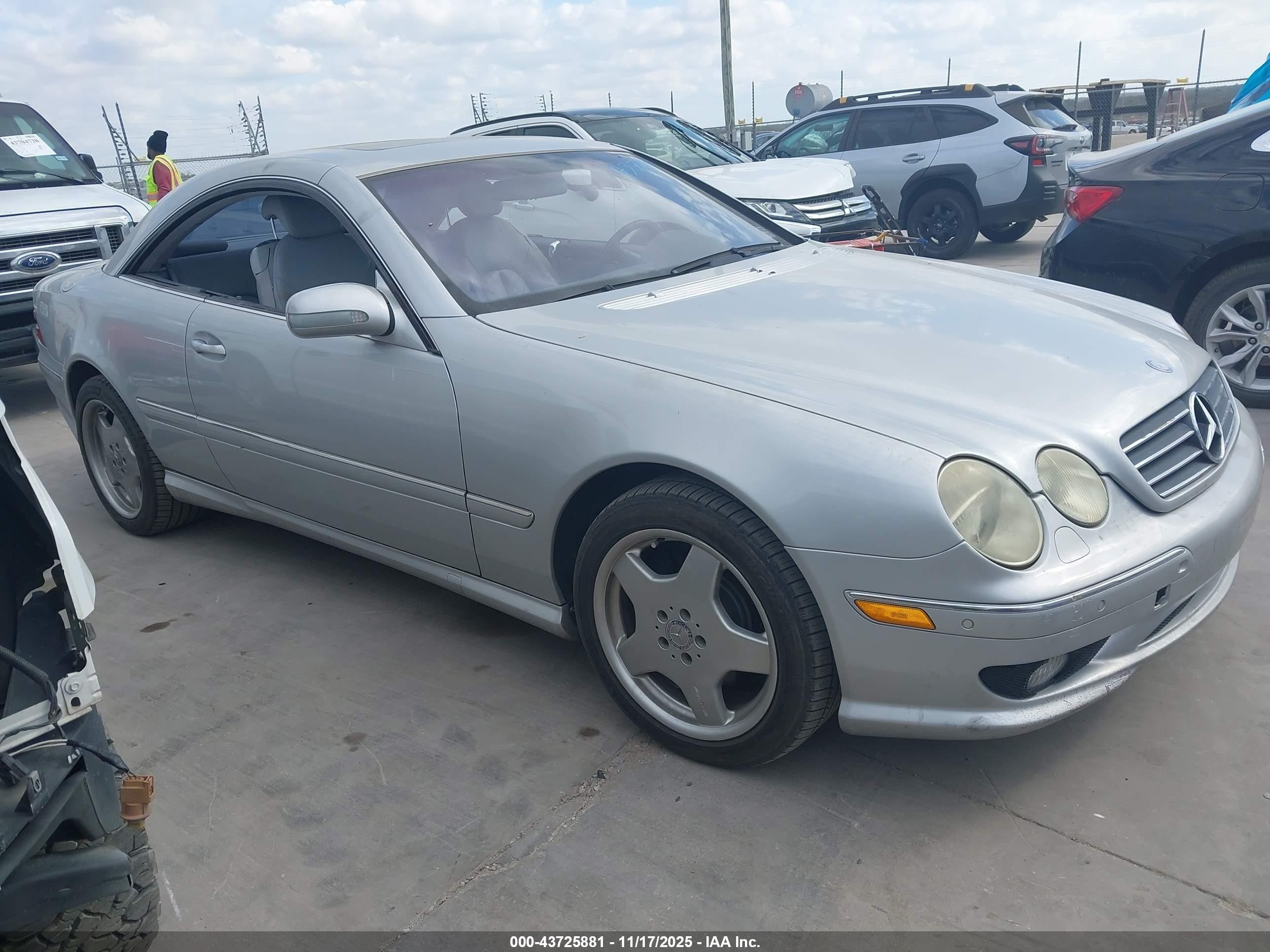 2002 Mercedes-benz Cl 55 Amg   Серебряный vin: WDBPJ73J72A030293