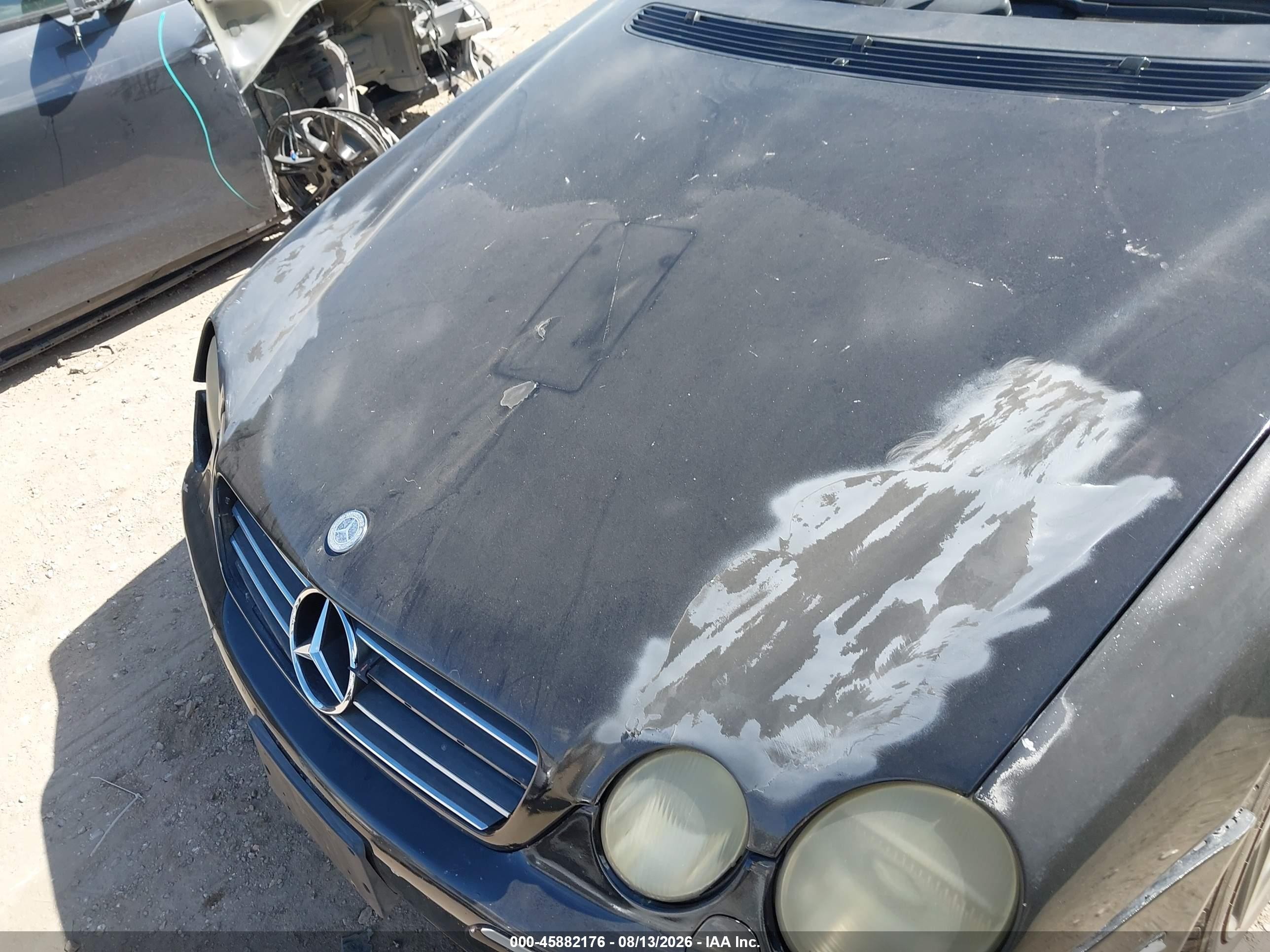 2002 Mercedes-benz Cl 55 Amg Черный vin: WDBPJ73J82A028343