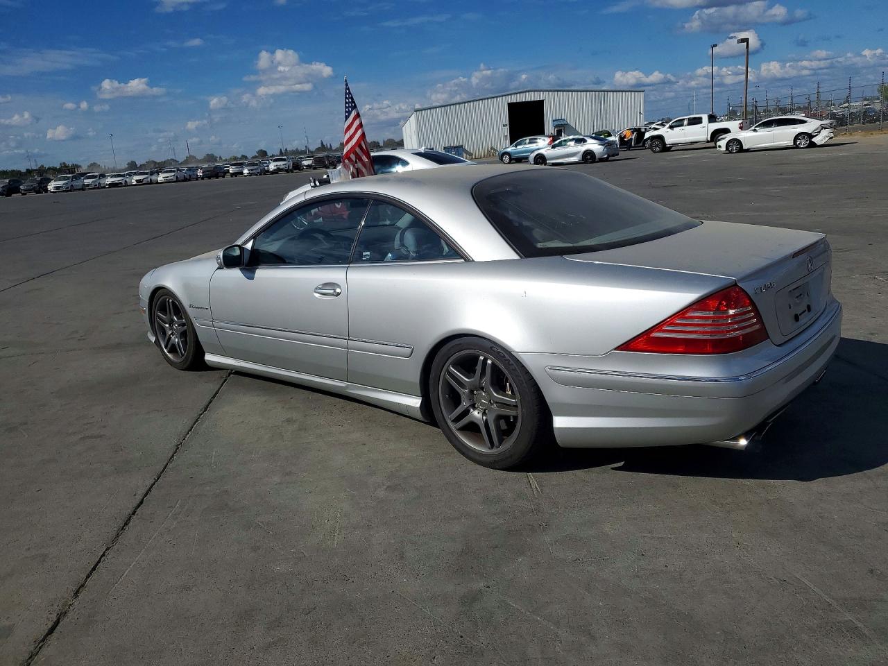 2003 Mercedes-benz Cl 55 Amg Silver vin: WDBPJ74J03A037201