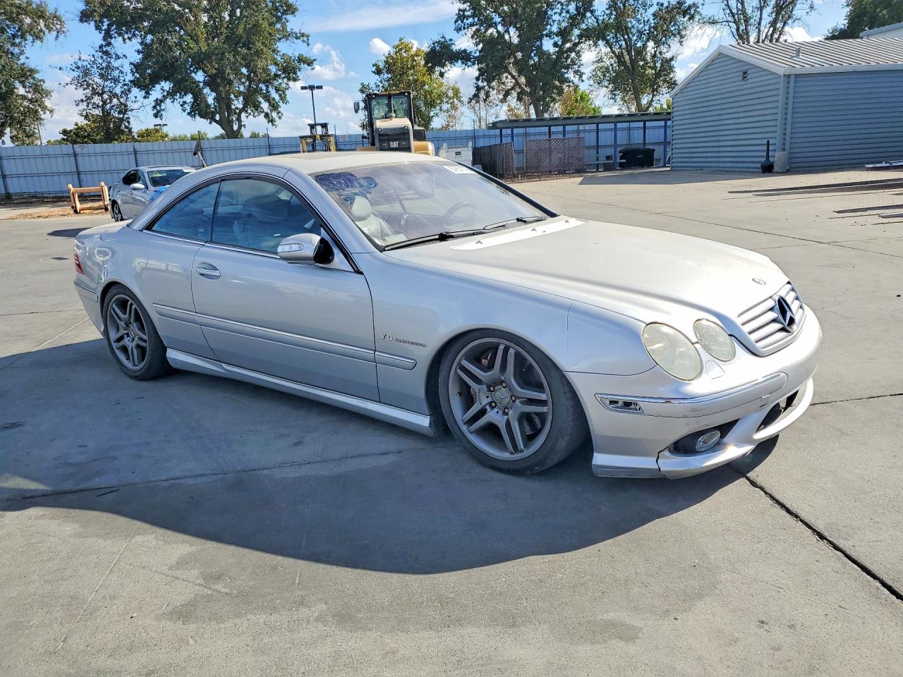 2003 Mercedes-benz Cl 55 Amg Silver vin: WDBPJ74J03A037201