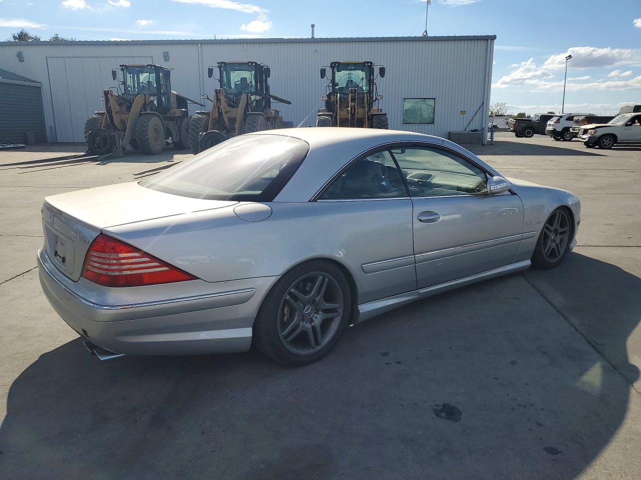 2003 Mercedes-benz Cl 55 Amg Silver vin: WDBPJ74J03A037201
