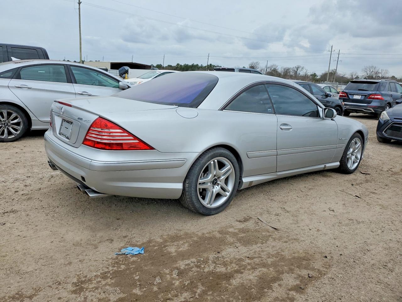 2003 Mercedes-benz Cl 55 Amg Silver vin: WDBPJ74J13A035053