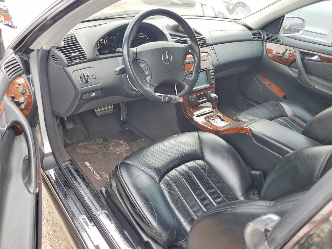 2003 Mercedes-benz Cl 55 Amg Silver vin: WDBPJ74J13A035053