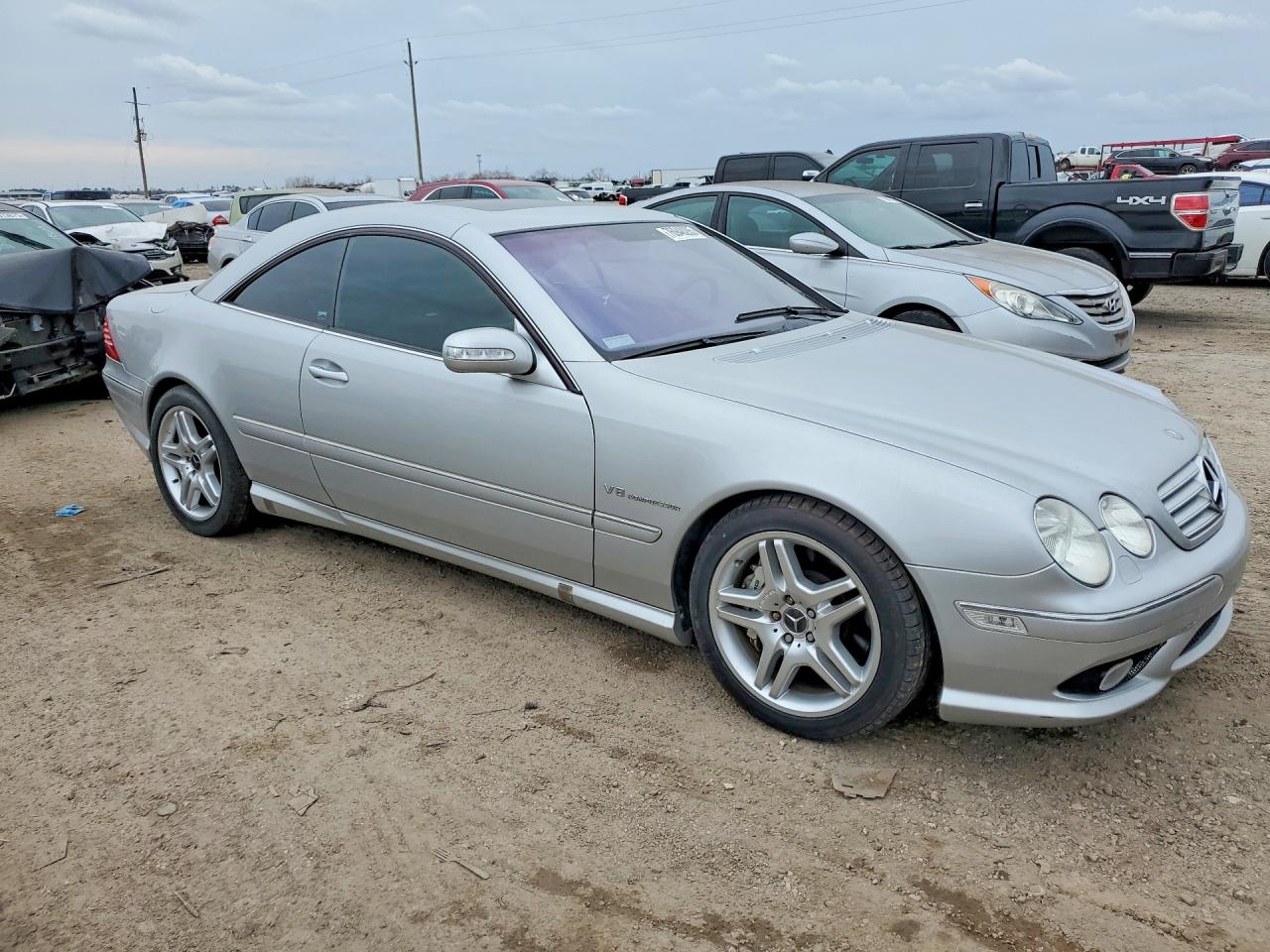 2003 Mercedes-benz Cl 55 Amg Silver vin: WDBPJ74J13A035053