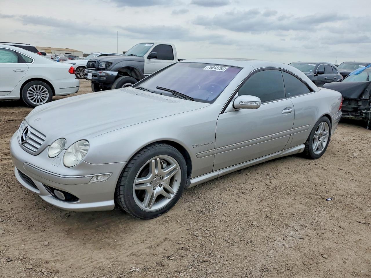 2003 Mercedes-benz Cl 55 Amg Silver vin: WDBPJ74J13A035053