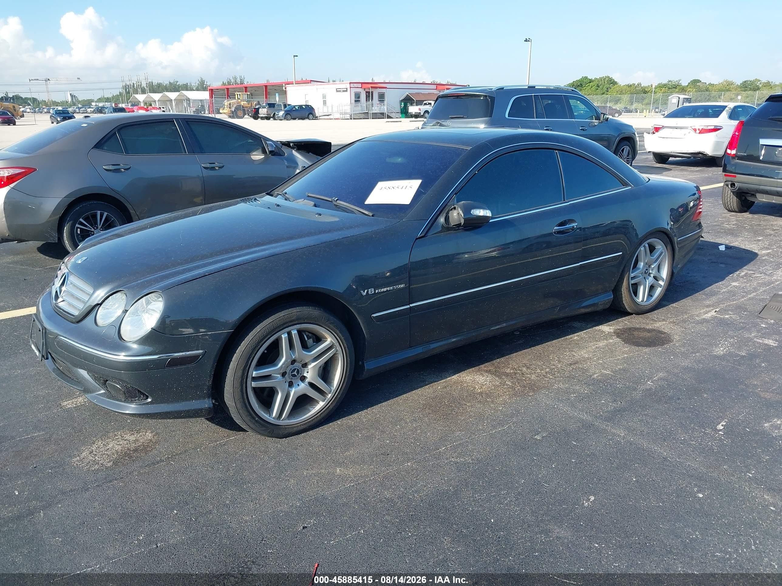 2004 Mercedes-benz Cl 55 Amg   Gray vin: WDBPJ74J14A040884