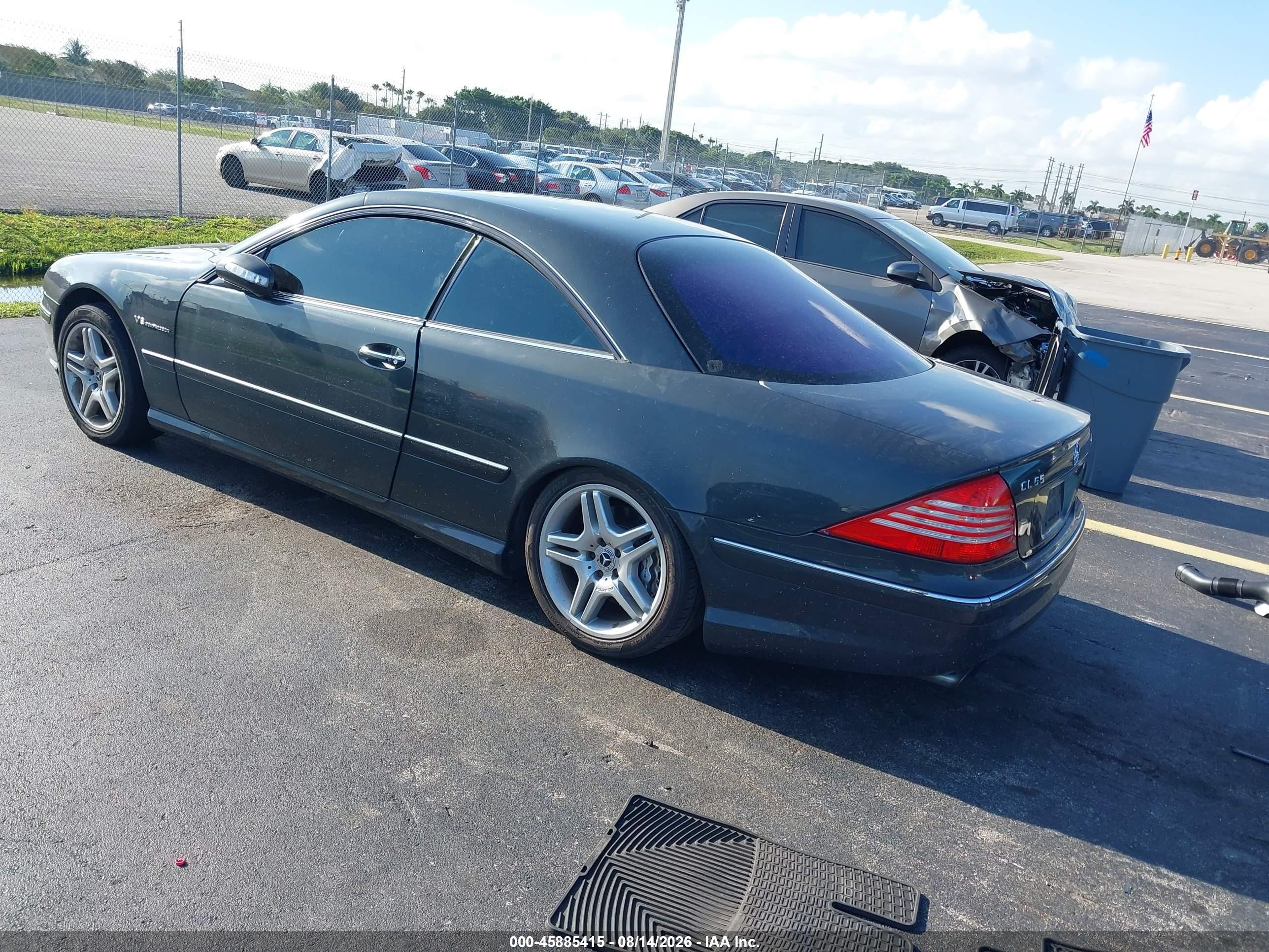 2004 Mercedes-benz Cl 55 Amg   Gray vin: WDBPJ74J14A040884