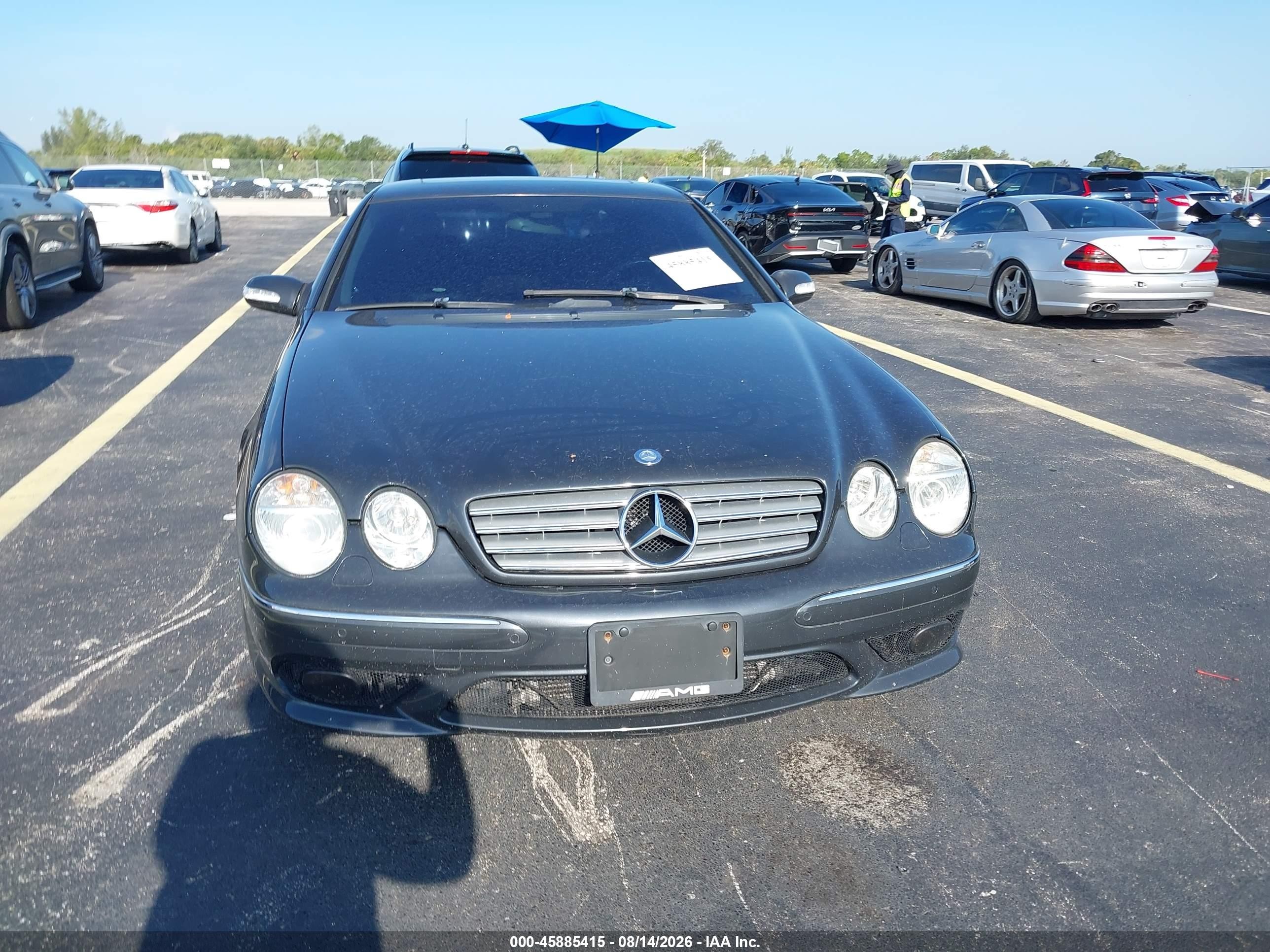 2004 Mercedes-benz Cl 55 Amg   Gray vin: WDBPJ74J14A040884