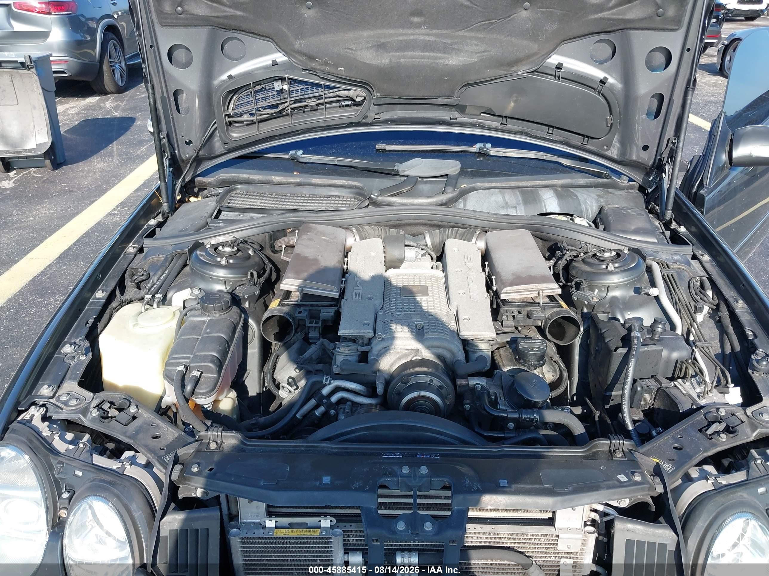 2004 Mercedes-benz Cl 55 Amg   Gray vin: WDBPJ74J14A040884