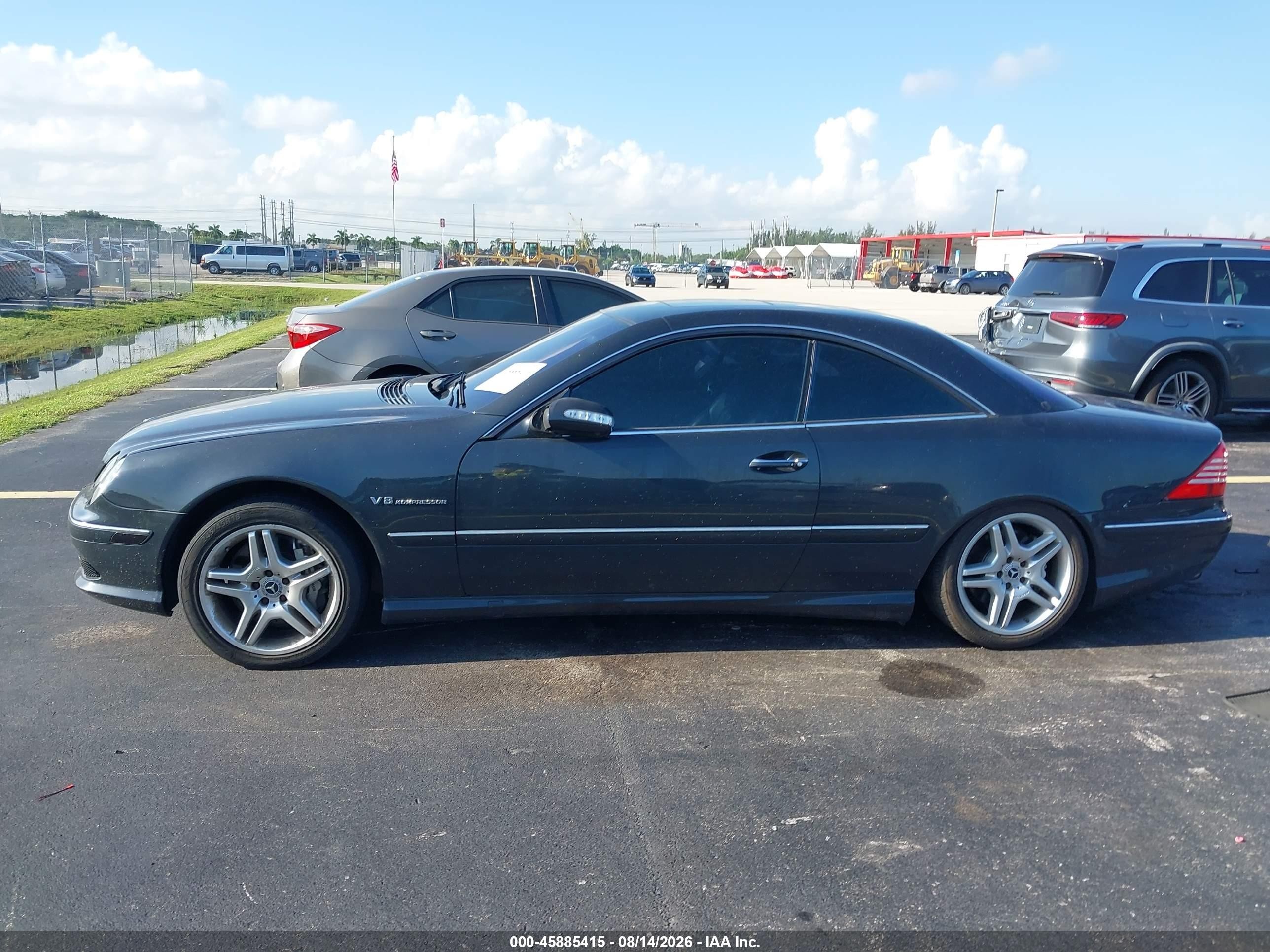 2004 Mercedes-benz Cl 55 Amg   Gray vin: WDBPJ74J14A040884