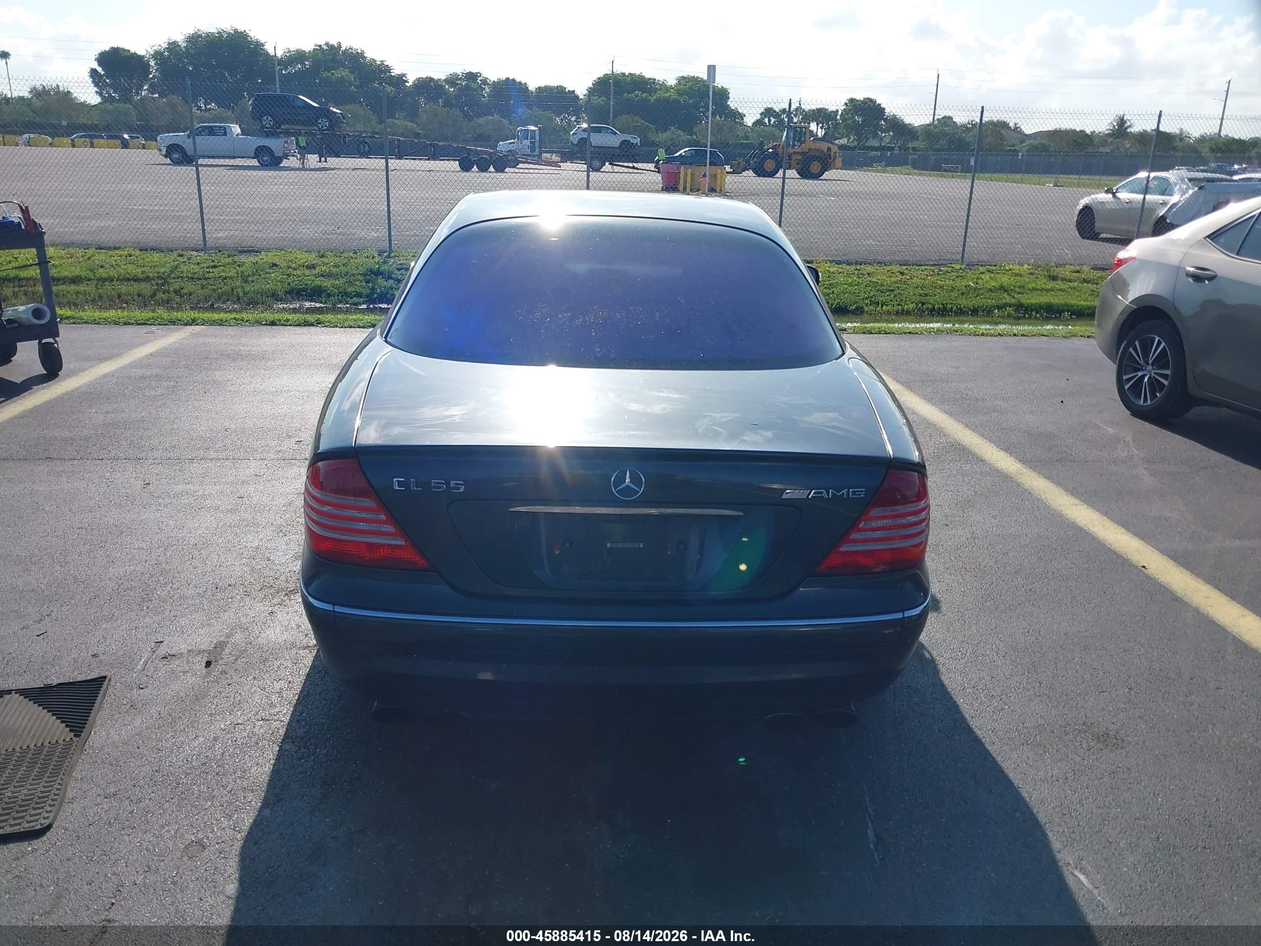 2004 Mercedes-benz Cl 55 Amg   Gray vin: WDBPJ74J14A040884