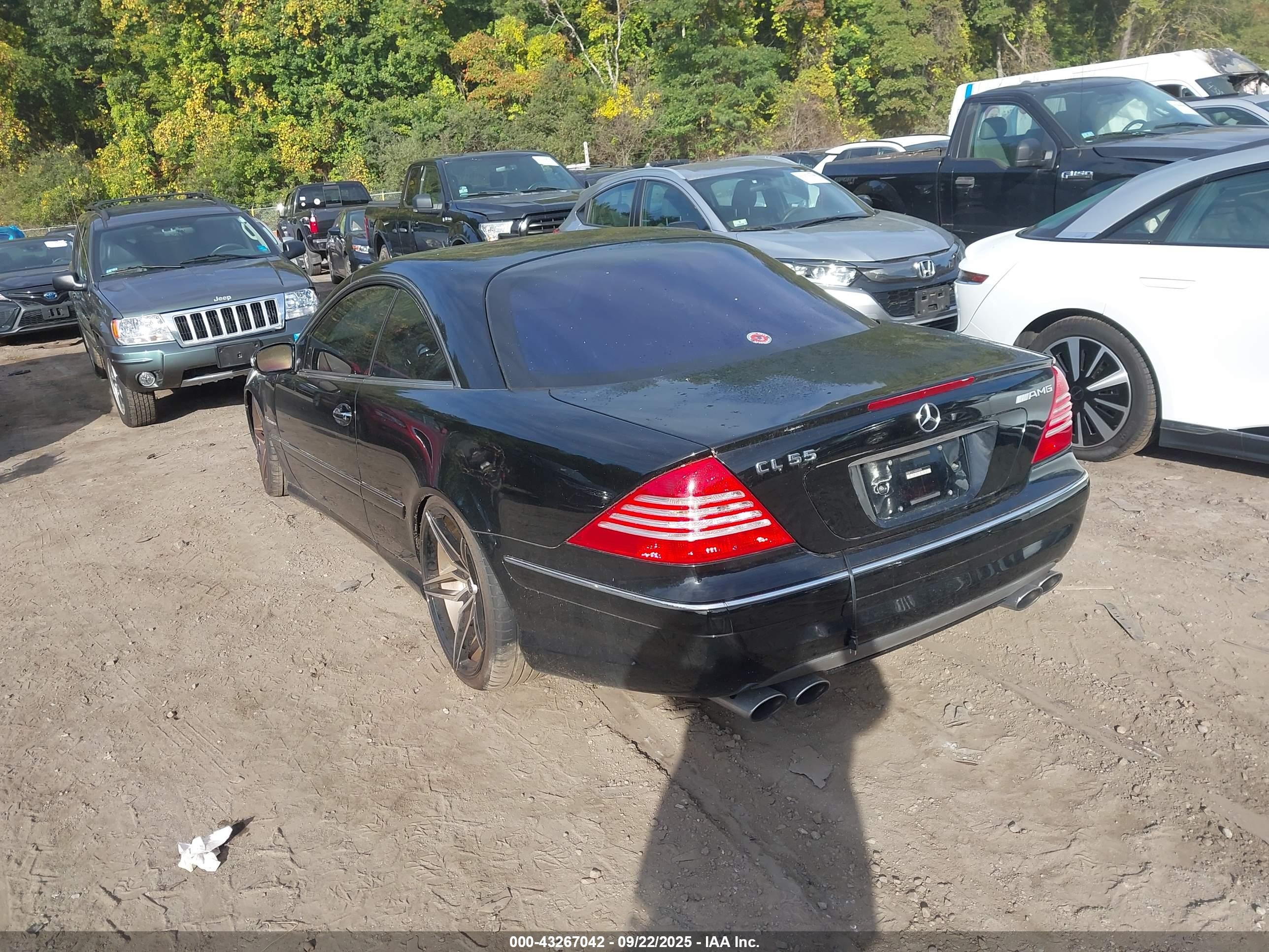 2004 Mercedes-benz Cl 55 Amg Black vin: WDBPJ74J14A043008