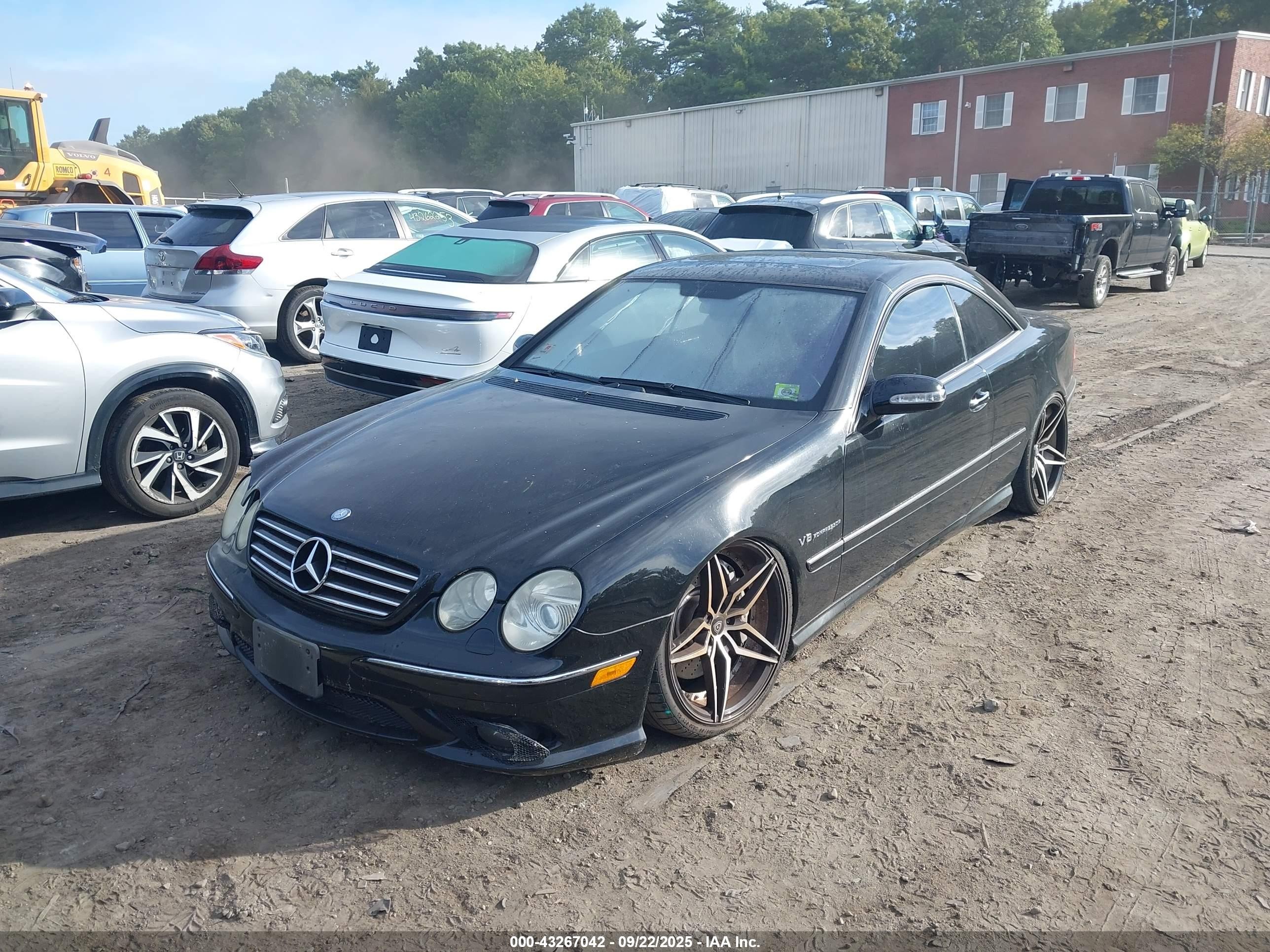 2004 Mercedes-benz Cl 55 Amg Black vin: WDBPJ74J14A043008