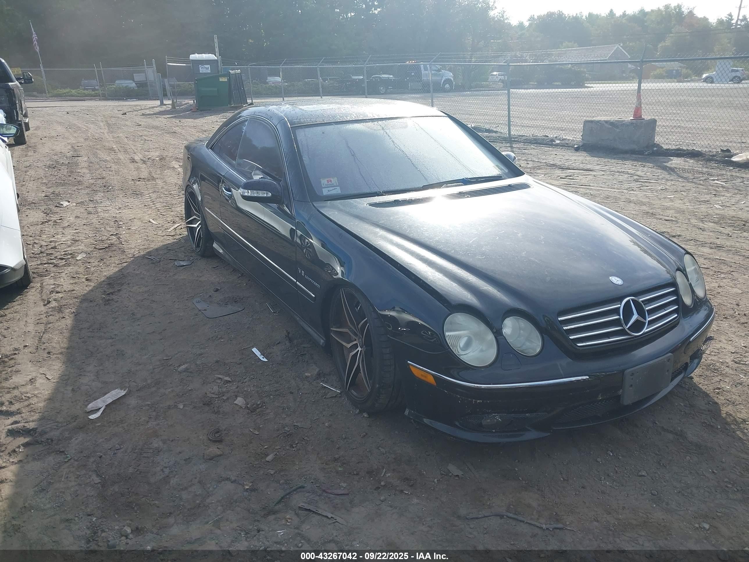 2004 Mercedes-benz Cl 55 Amg Black vin: WDBPJ74J14A043008