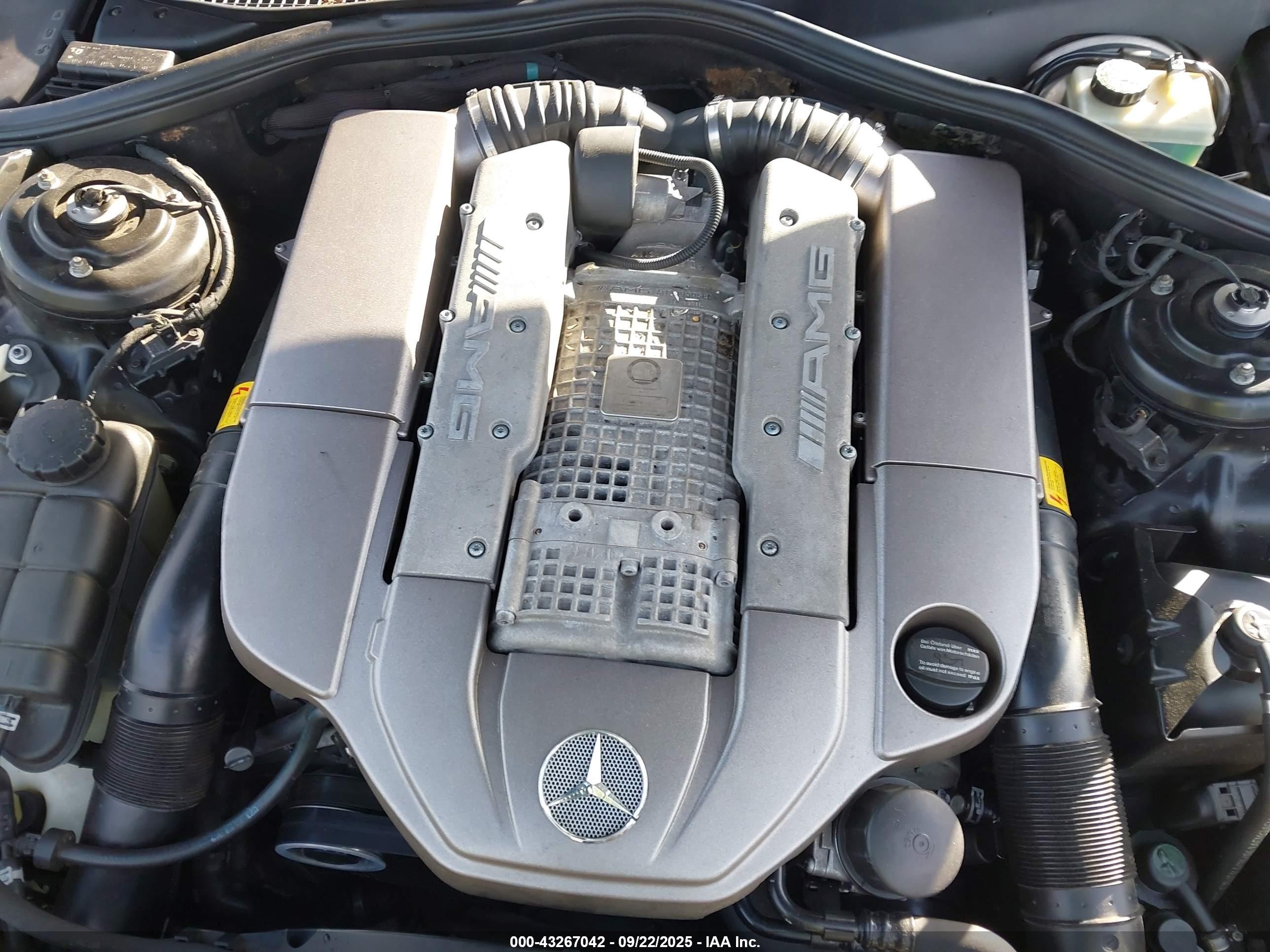 2004 Mercedes-benz Cl 55 Amg Black vin: WDBPJ74J14A043008