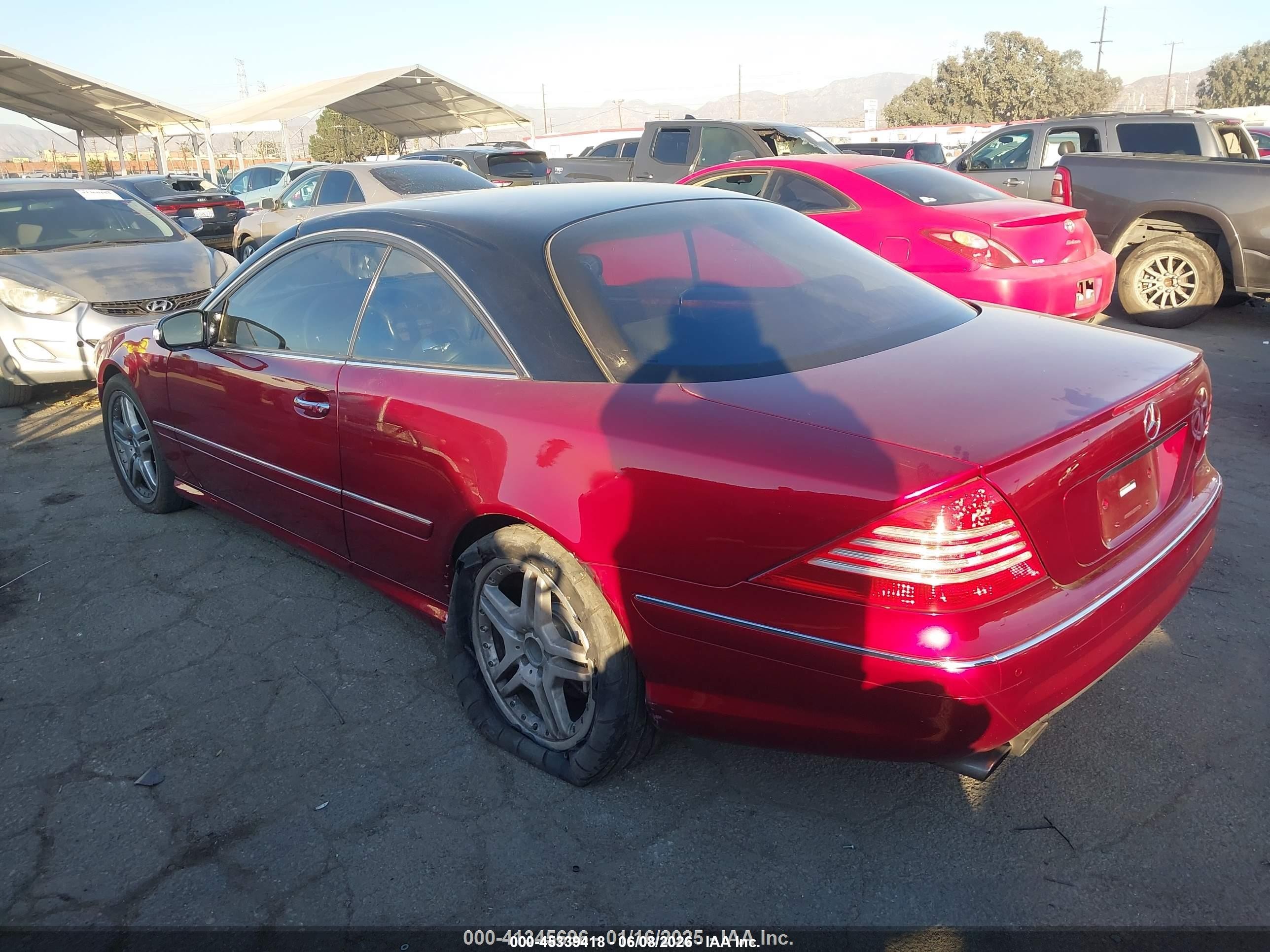 2006 Mercedes-benz Cl 55 Amg   Красный vin: WDBPJ74J26A047619