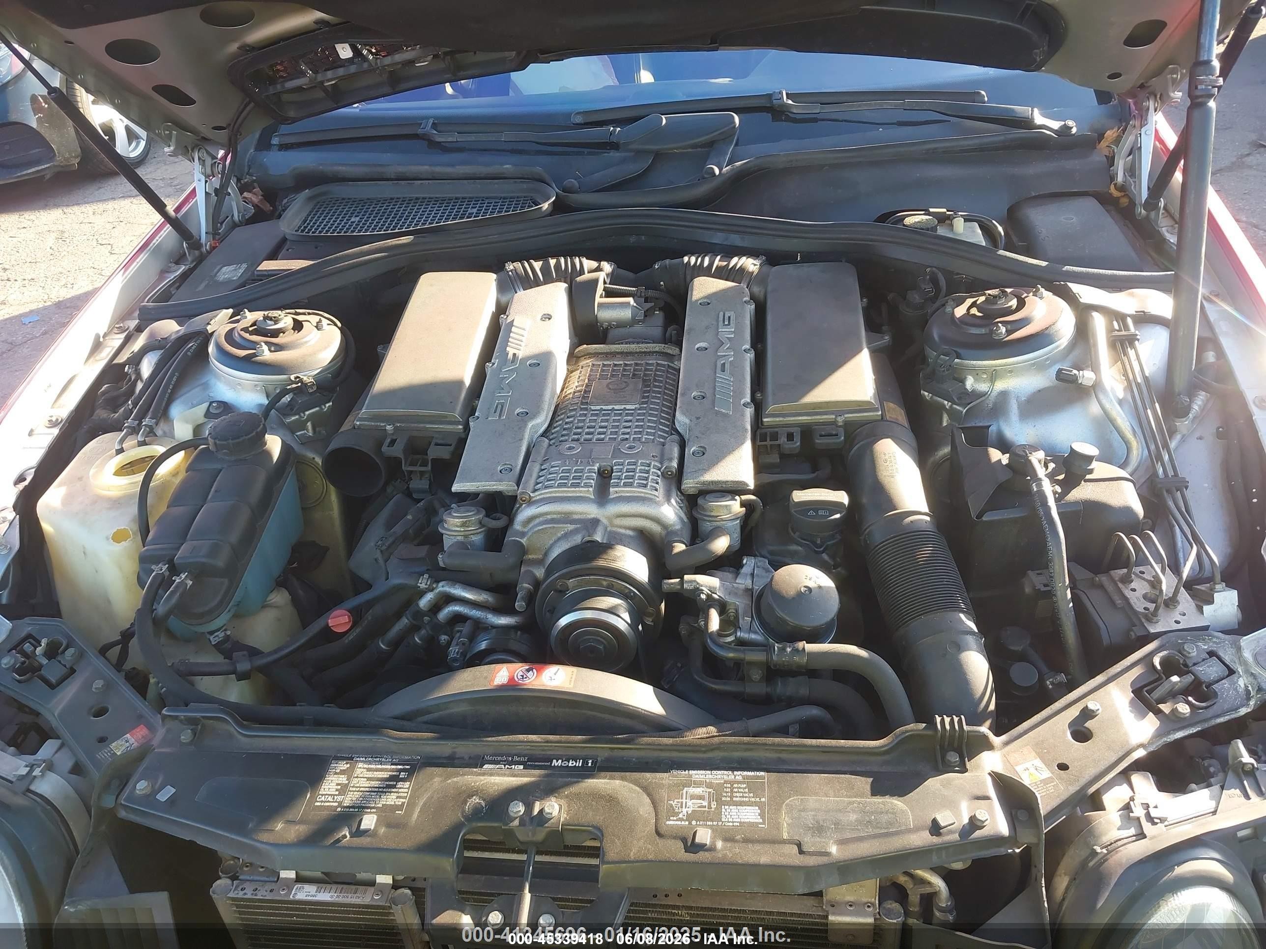 2006 Mercedes-benz Cl 55 Amg   Красный vin: WDBPJ74J26A047619