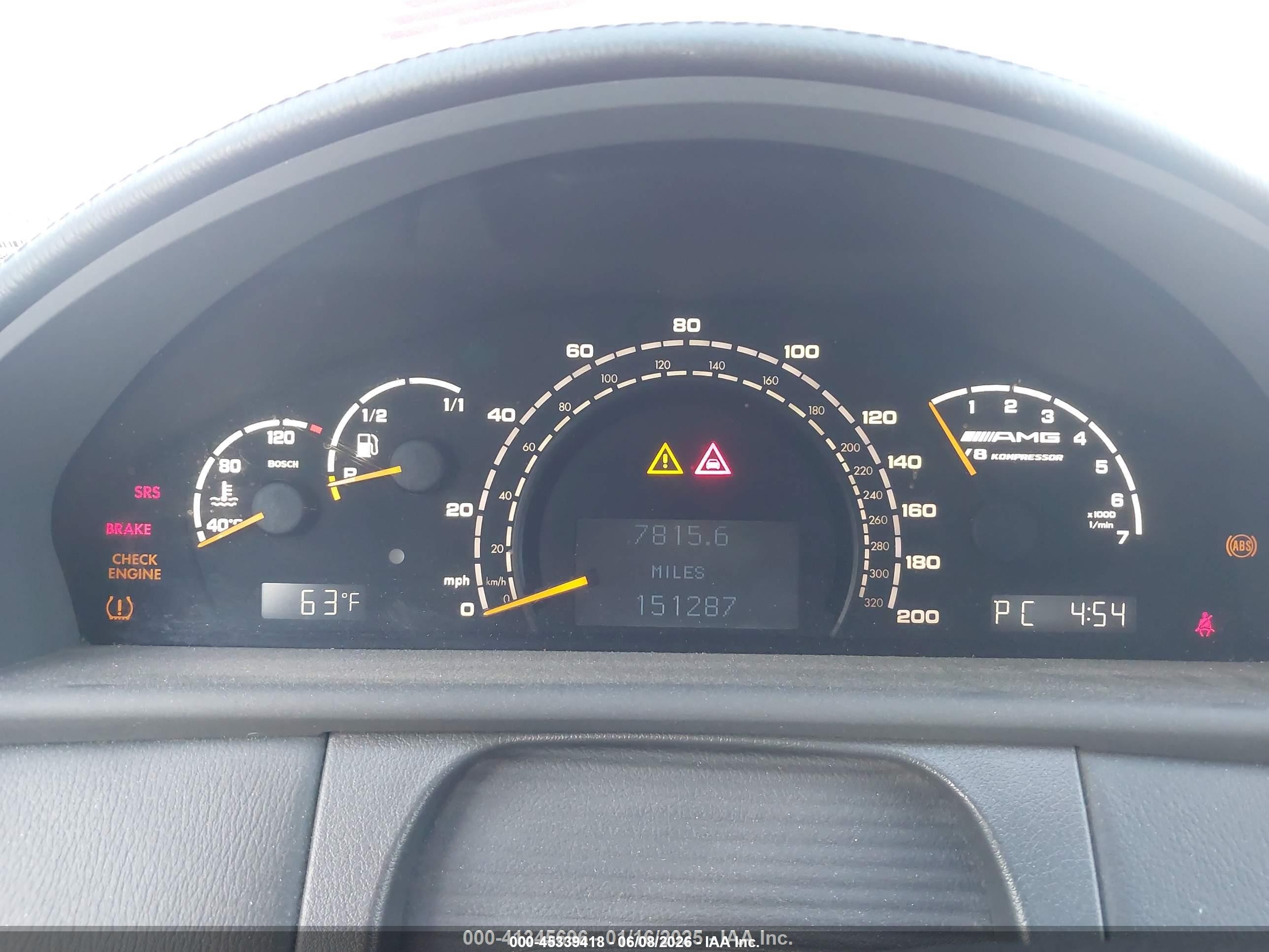 2006 Mercedes-benz Cl 55 Amg   Красный vin: WDBPJ74J26A047619