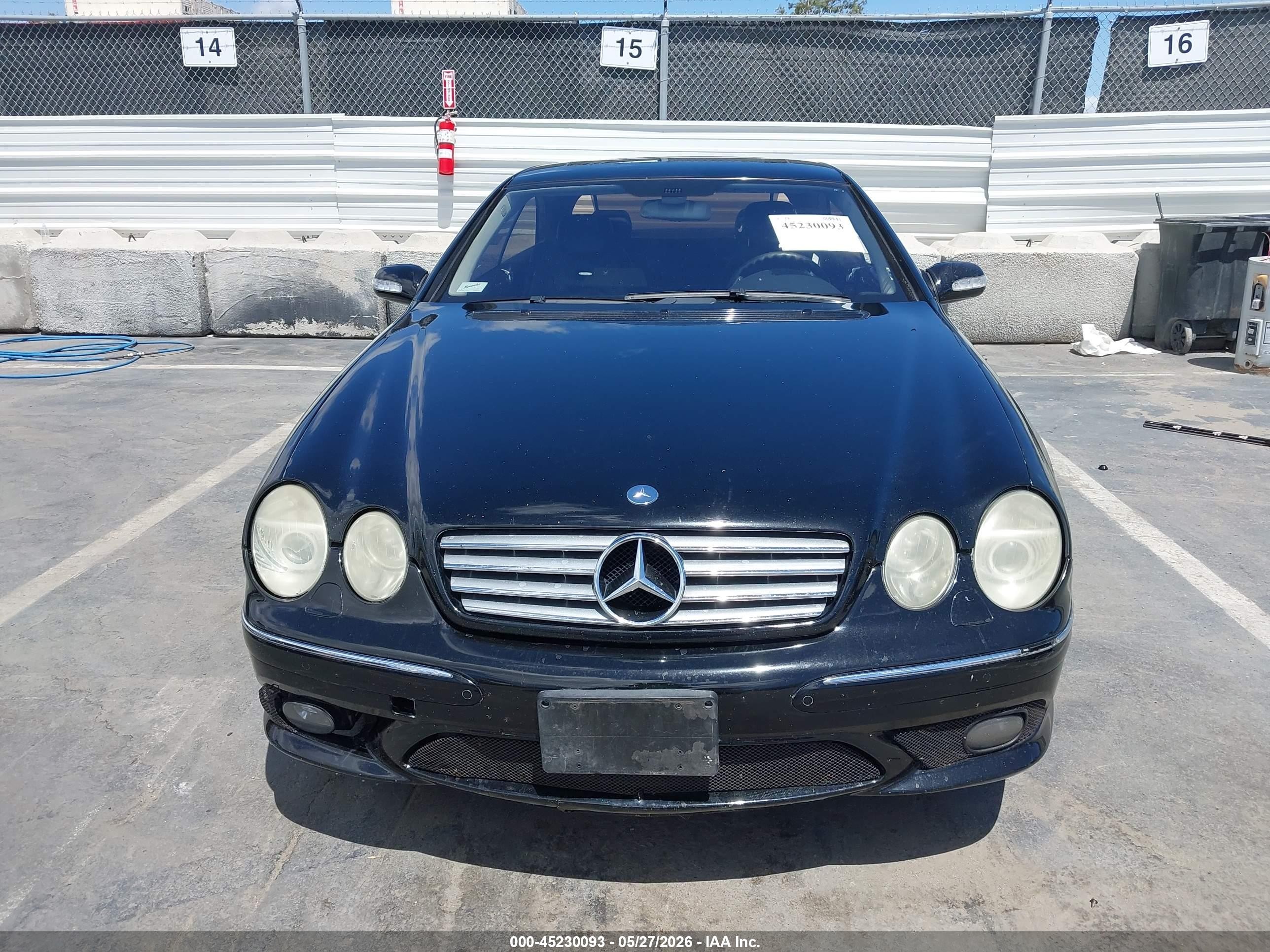 2005 Mercedes-benz Cl 55 Amg Черный vin: WDBPJ74J35A044582