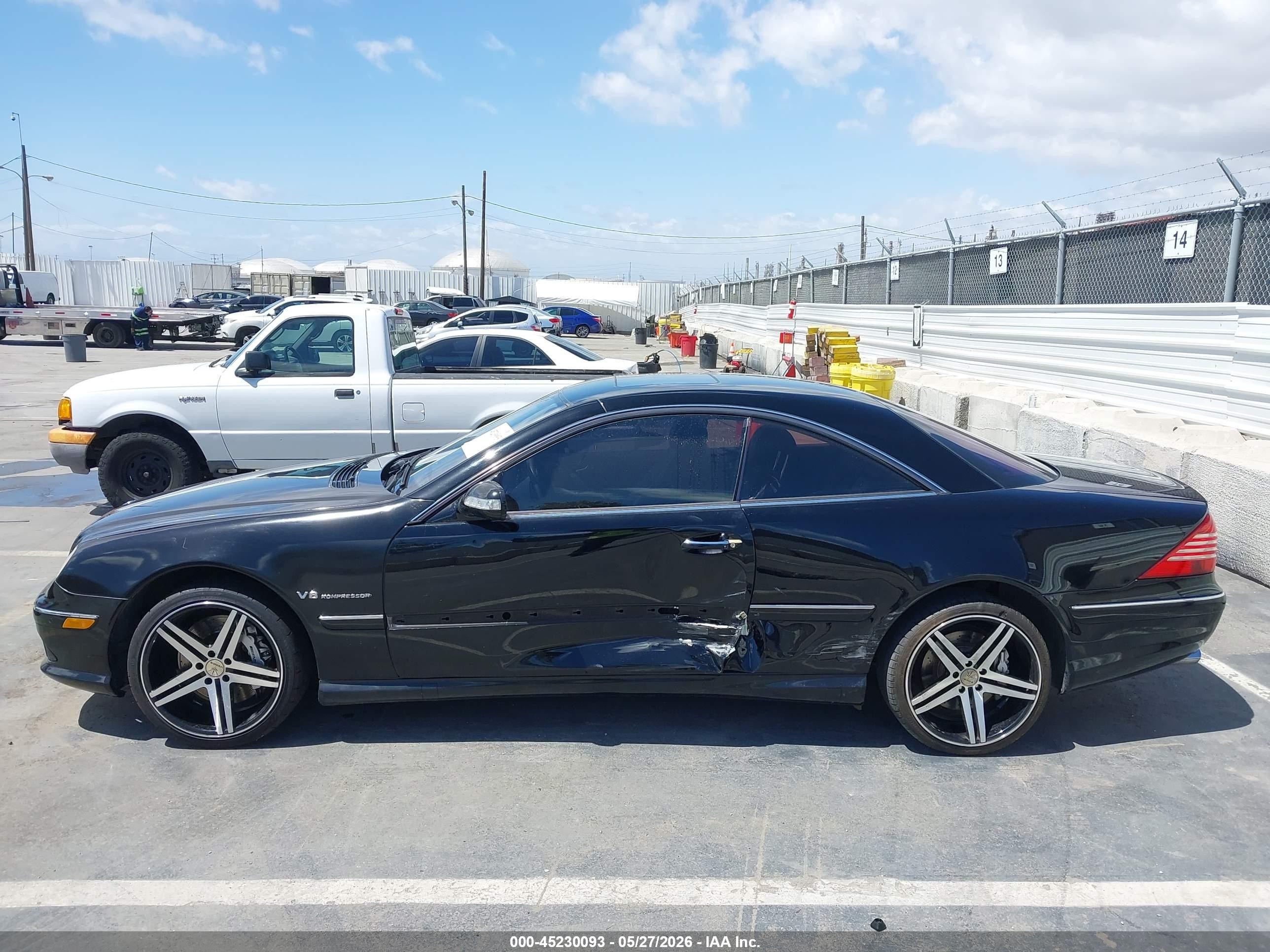 2005 Mercedes-benz Cl 55 Amg Черный vin: WDBPJ74J35A044582