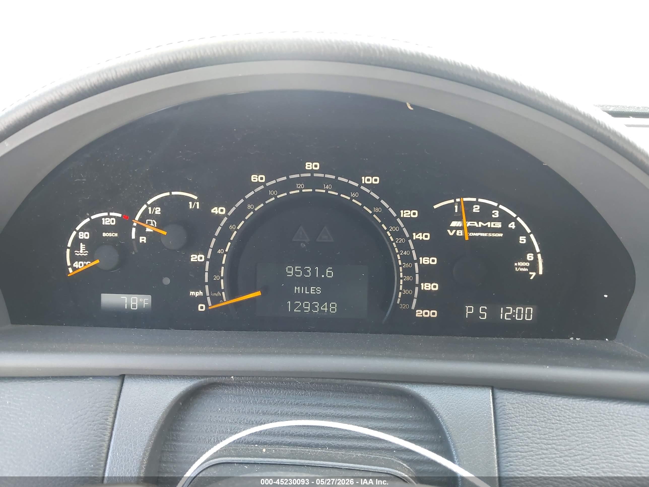 2005 Mercedes-benz Cl 55 Amg Черный vin: WDBPJ74J35A044582