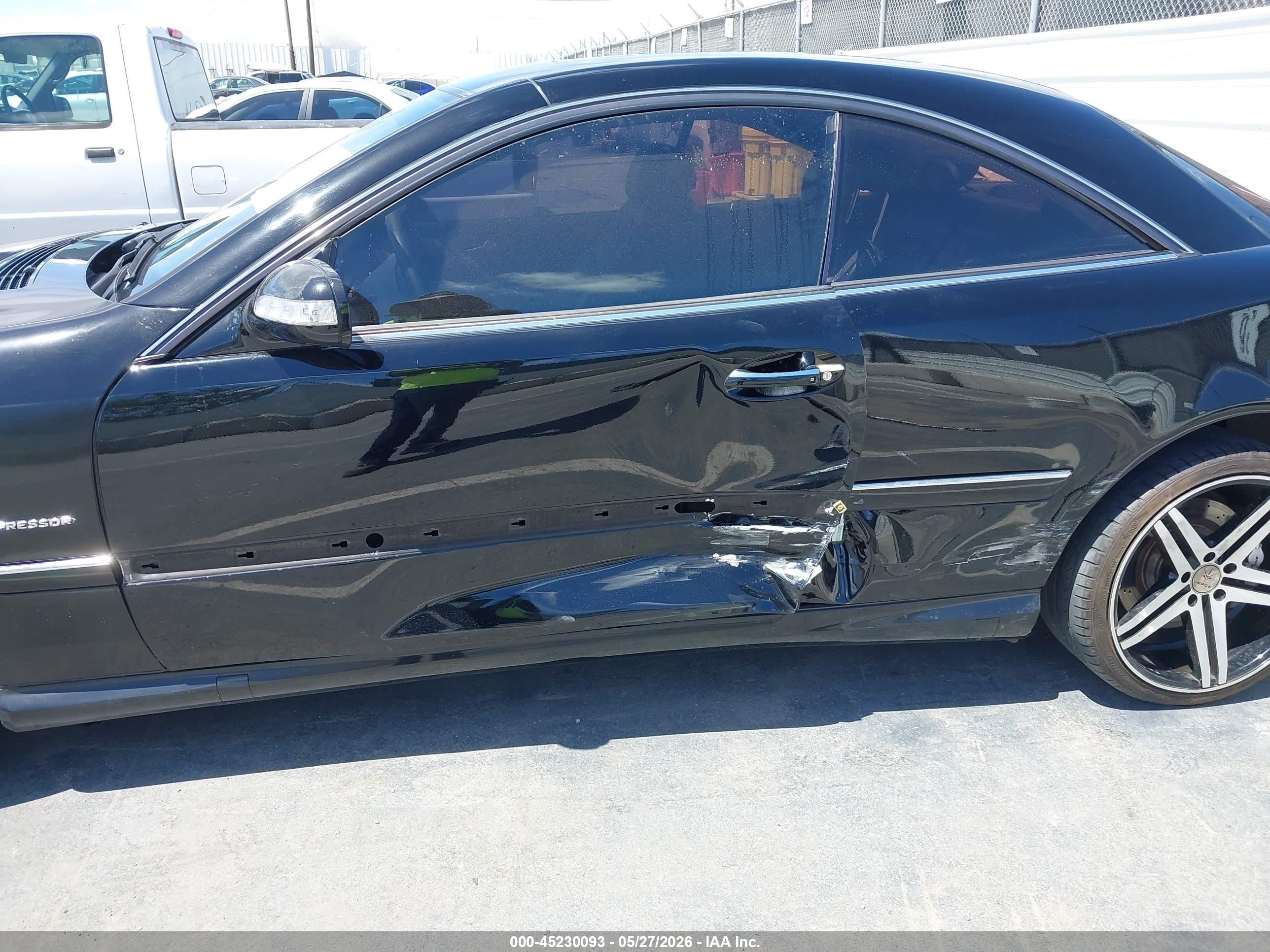 2005 Mercedes-benz Cl 55 Amg Черный vin: WDBPJ74J35A044582