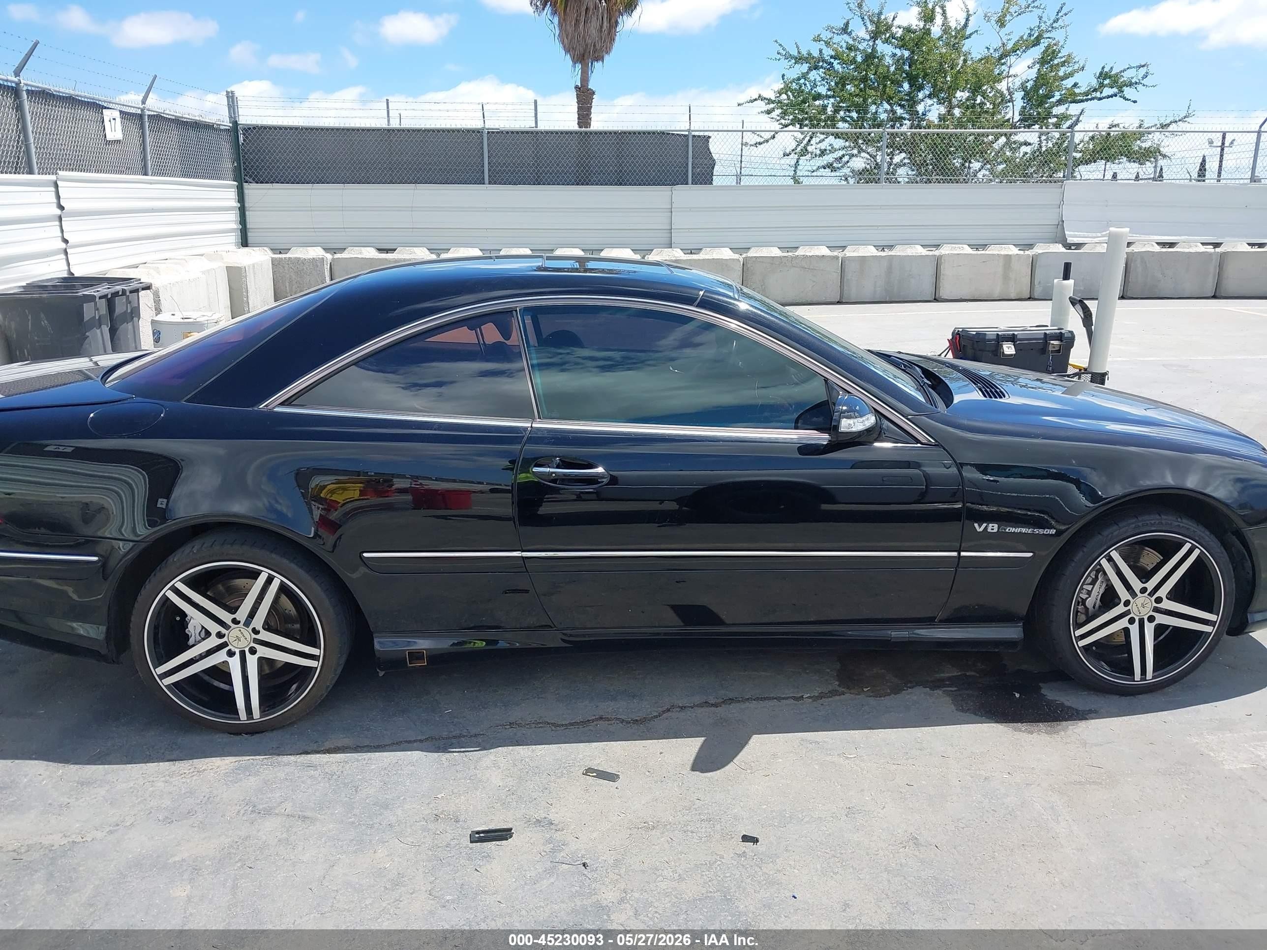 2005 Mercedes-benz Cl 55 Amg Черный vin: WDBPJ74J35A044582