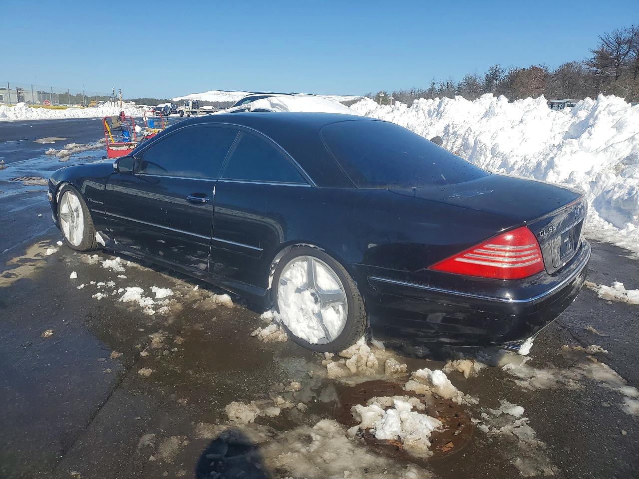 2003 Mercedes-benz Cl 55 Amg Black vin: WDBPJ74J43A038058