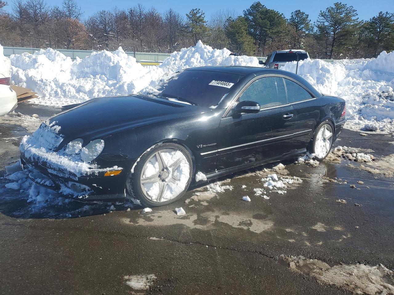 2003 Mercedes-benz Cl 55 Amg Black vin: WDBPJ74J43A038058