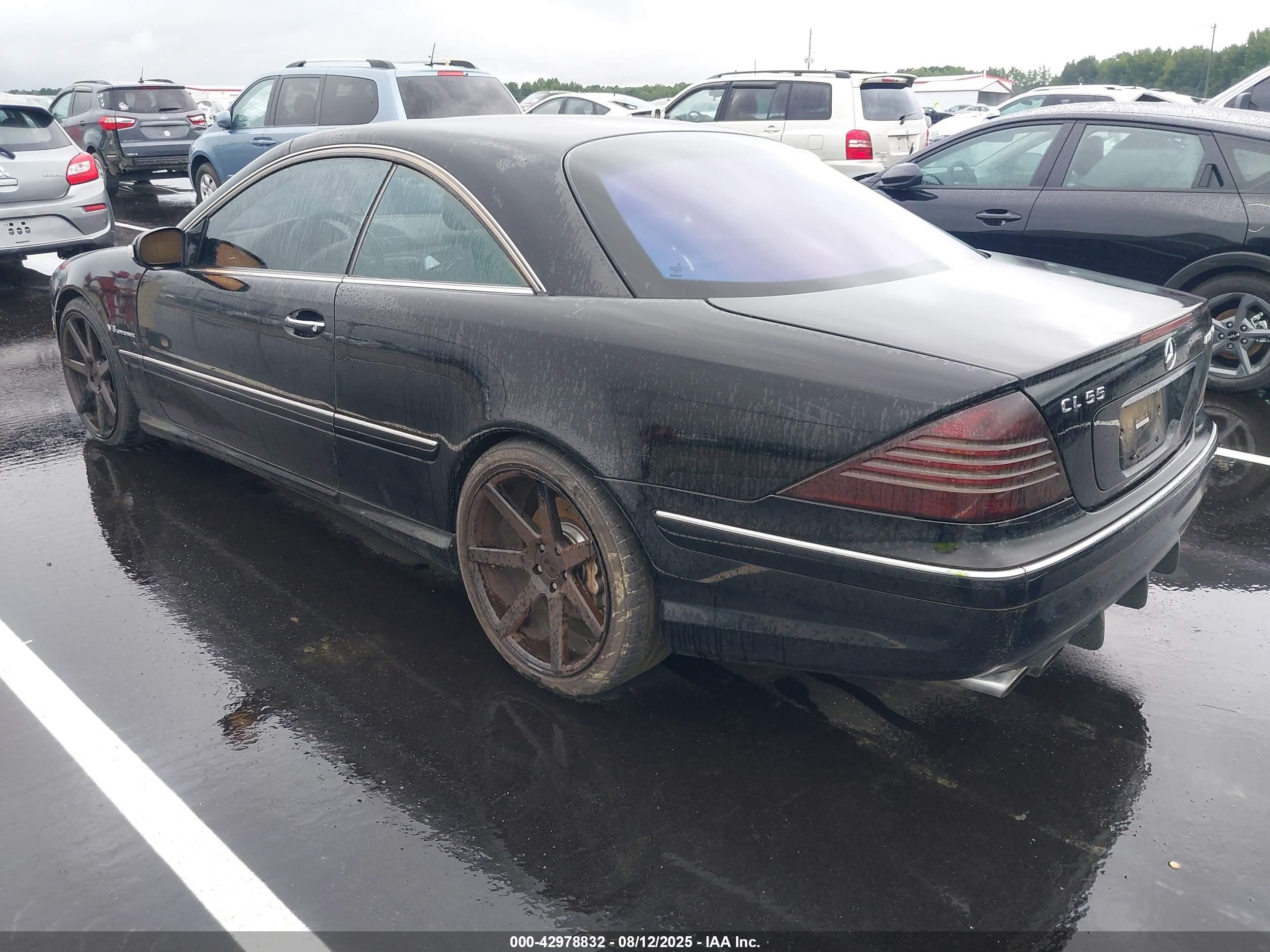 2004 Mercedes-benz Cl 55 Amg   Black vin: WDBPJ74J44A039552