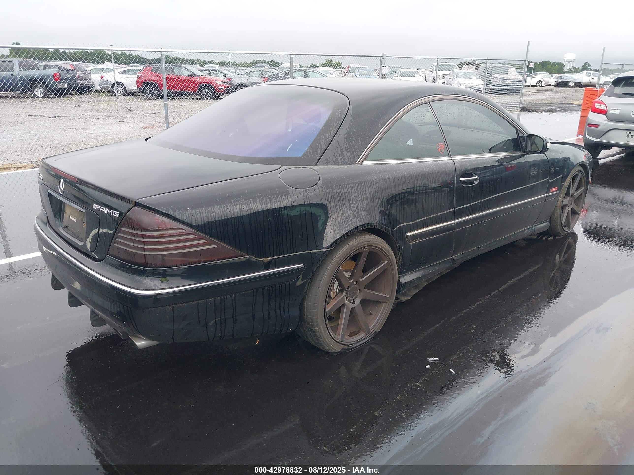 2004 Mercedes-benz Cl 55 Amg   Black vin: WDBPJ74J44A039552