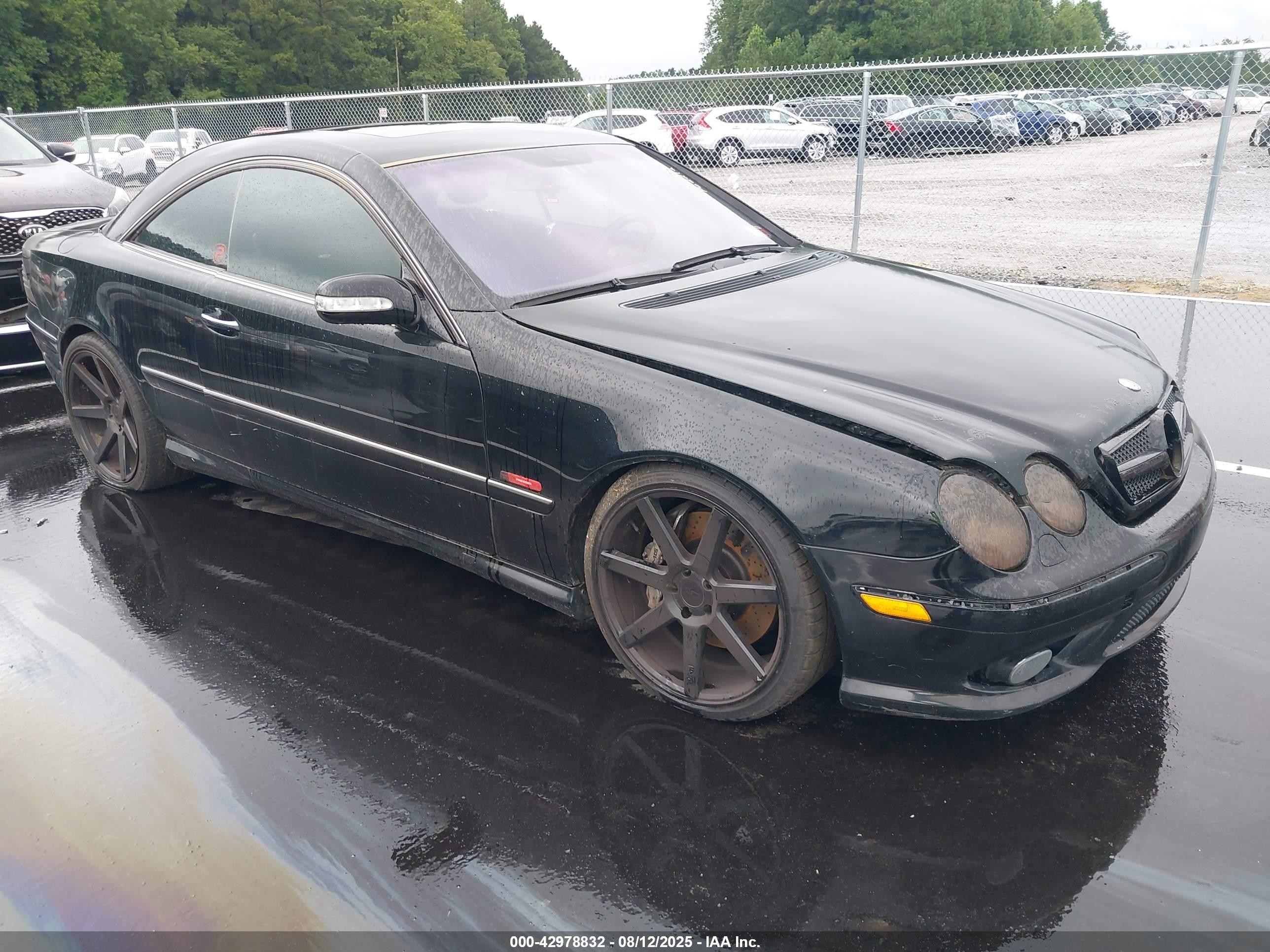 2004 Mercedes-benz Cl 55 Amg   Black vin: WDBPJ74J44A039552