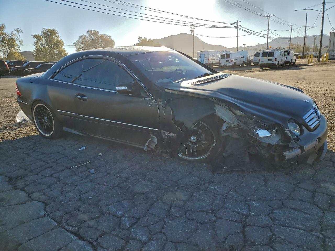 2004 Mercedes-benz Cl 55 Amg Black vin: WDBPJ74J44A039602