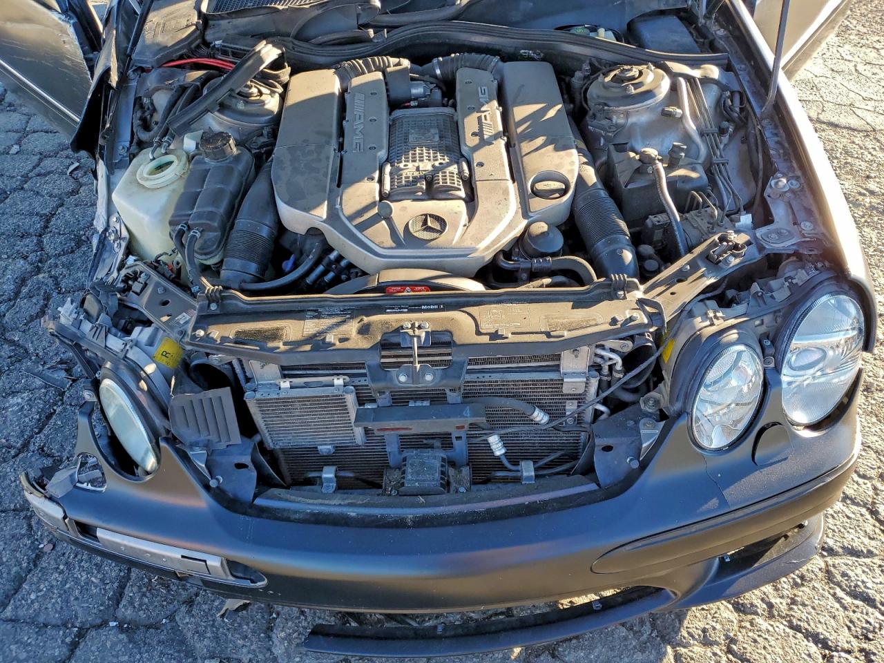 2004 Mercedes-benz Cl 55 Amg Black vin: WDBPJ74J44A039602