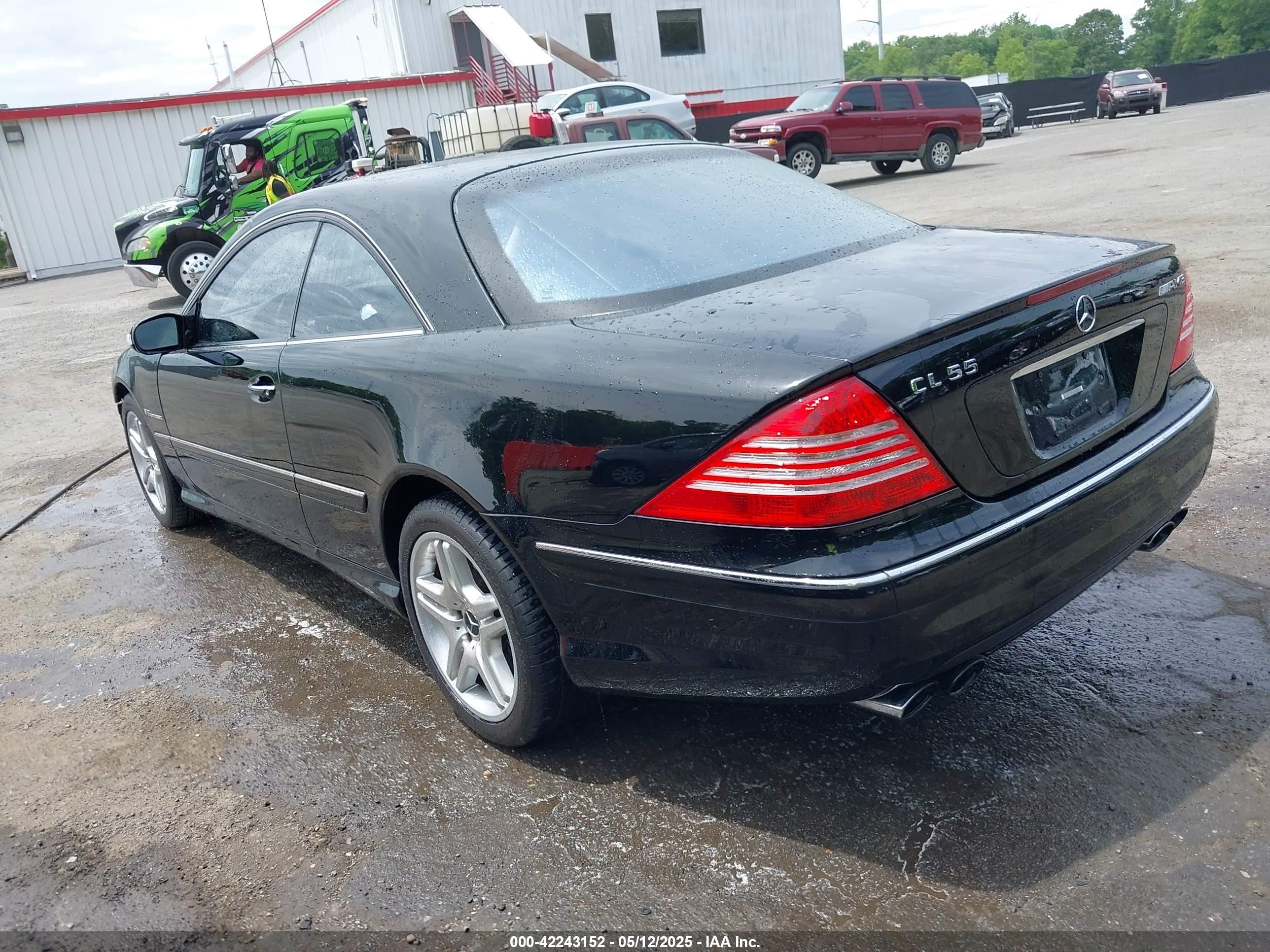 2004 Mercedes-benz Cl 55 Amg   Black vin: WDBPJ74J54A042363