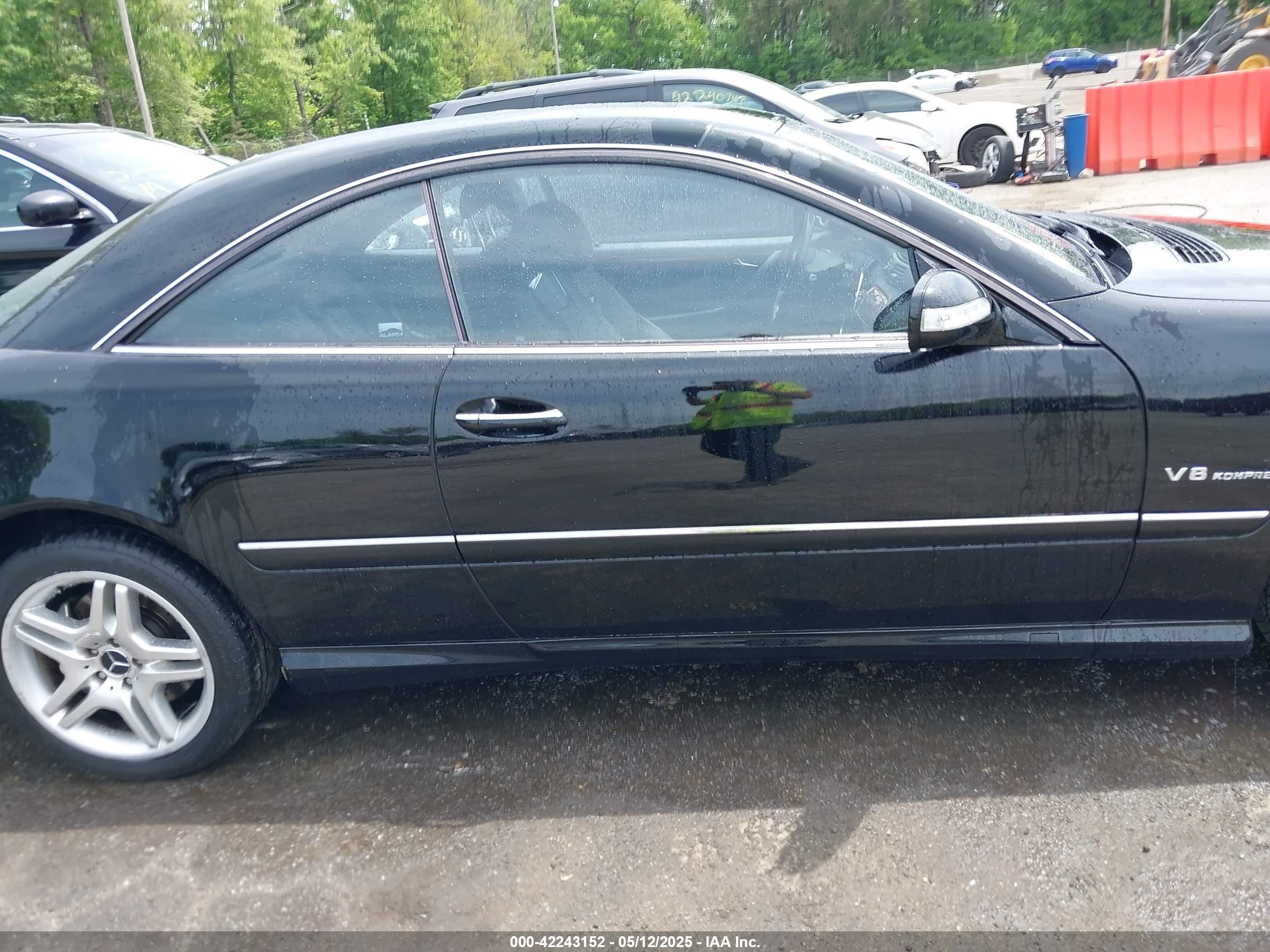 2004 Mercedes-benz Cl 55 Amg   Black vin: WDBPJ74J54A042363