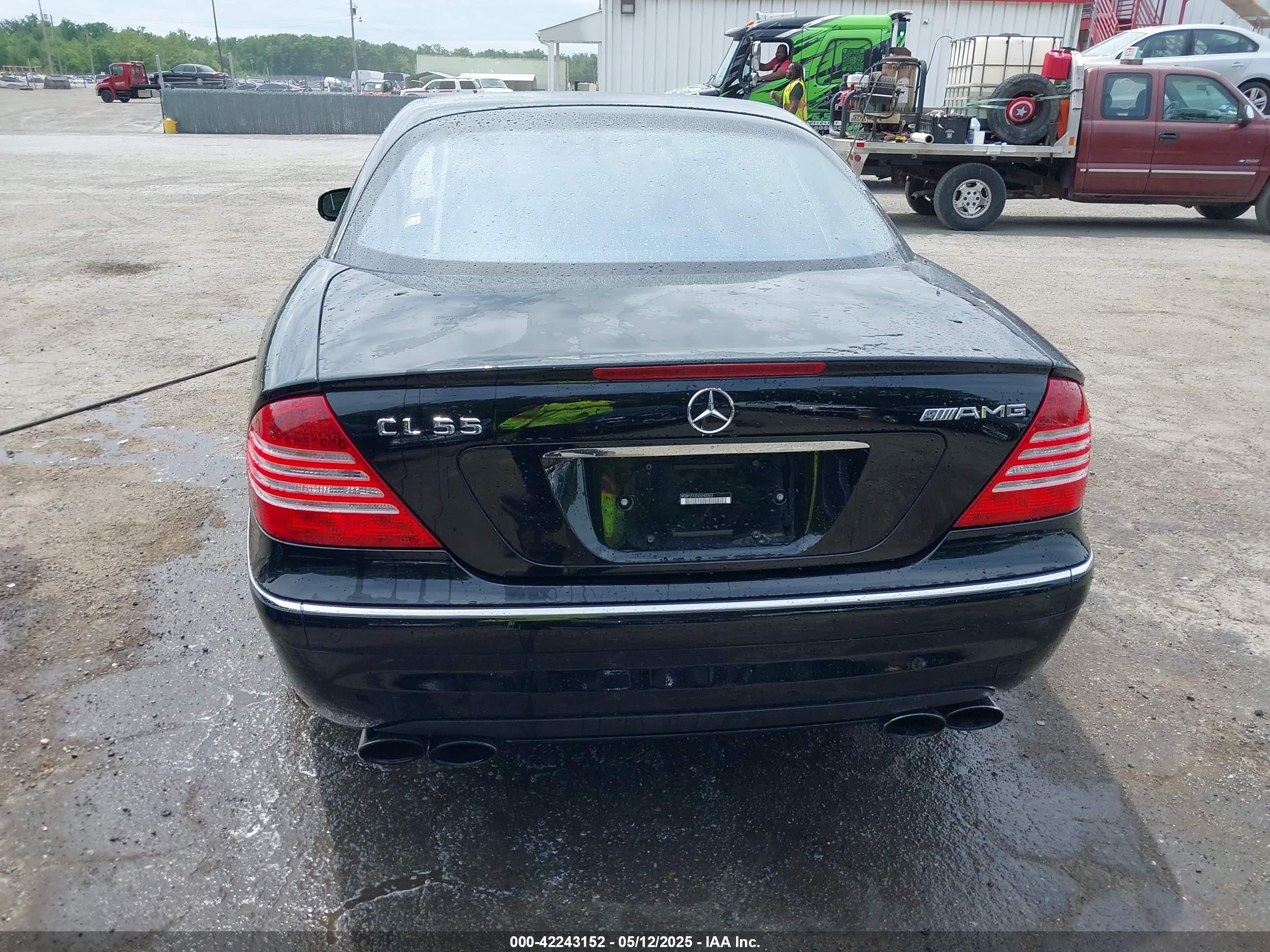 2004 Mercedes-benz Cl 55 Amg   Black vin: WDBPJ74J54A042363