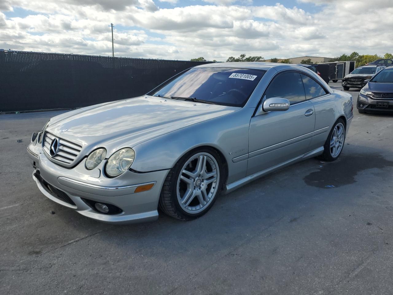 2006 Mercedes-benz Cl 55 Amg Silver vin: WDBPJ74J66A047459