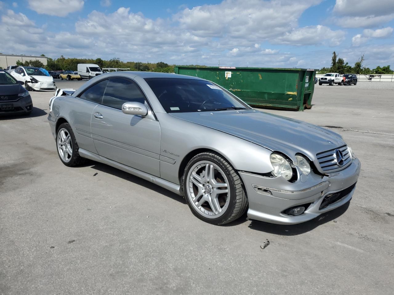 2006 Mercedes-benz Cl 55 Amg Silver vin: WDBPJ74J66A047459