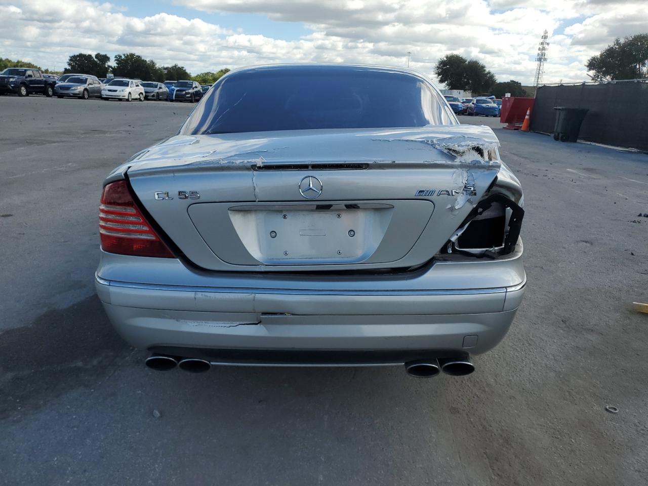 2006 Mercedes-benz Cl 55 Amg Silver vin: WDBPJ74J66A047459