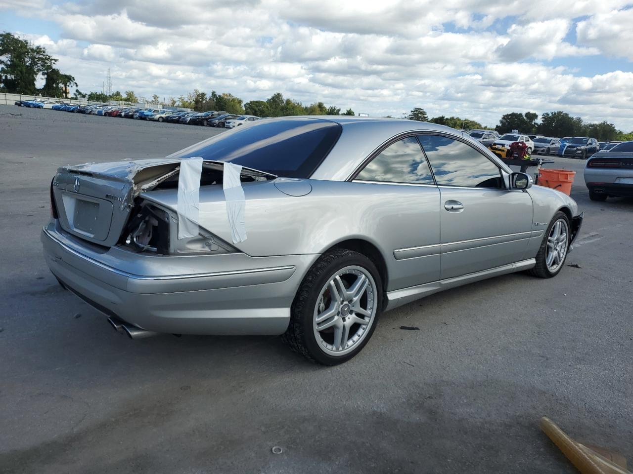 2006 Mercedes-benz Cl 55 Amg Silver vin: WDBPJ74J66A047459