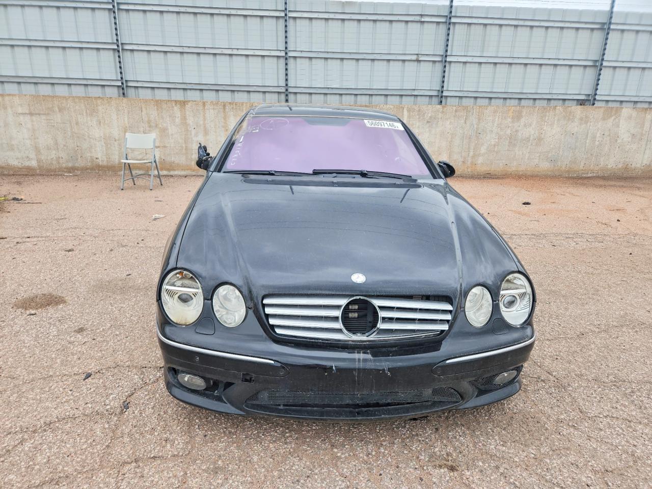 2003 Mercedes-benz Cl 55 Amg Black vin: WDBPJ74J83A035664