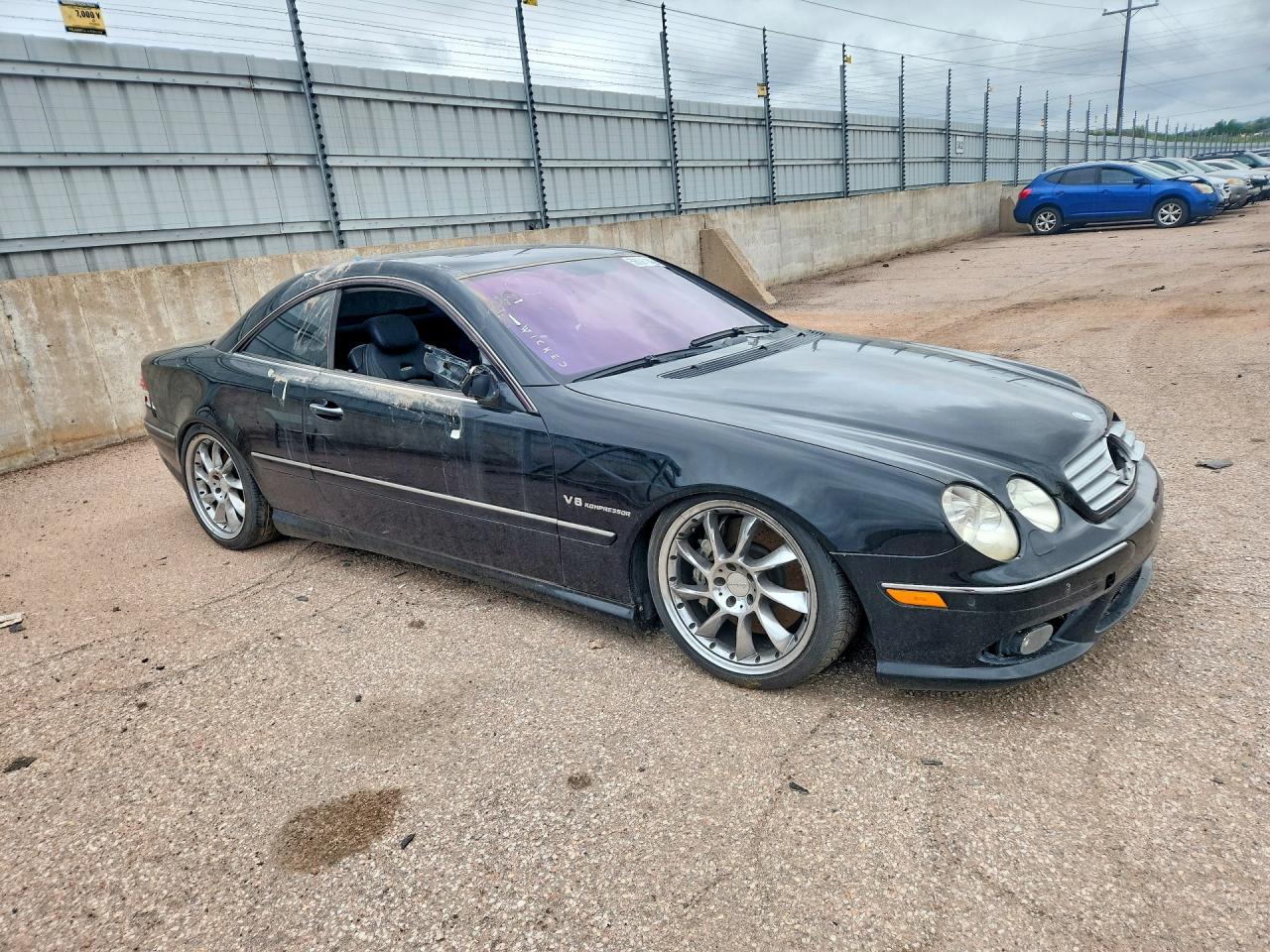 2003 Mercedes-benz Cl 55 Amg Black vin: WDBPJ74J83A035664