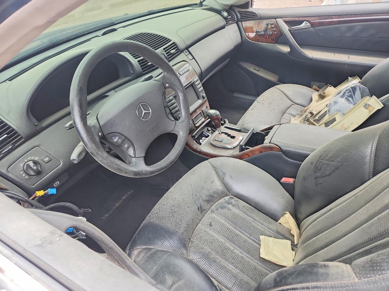 2003 Mercedes-benz Cl 55 Amg Black vin: WDBPJ74J83A035664