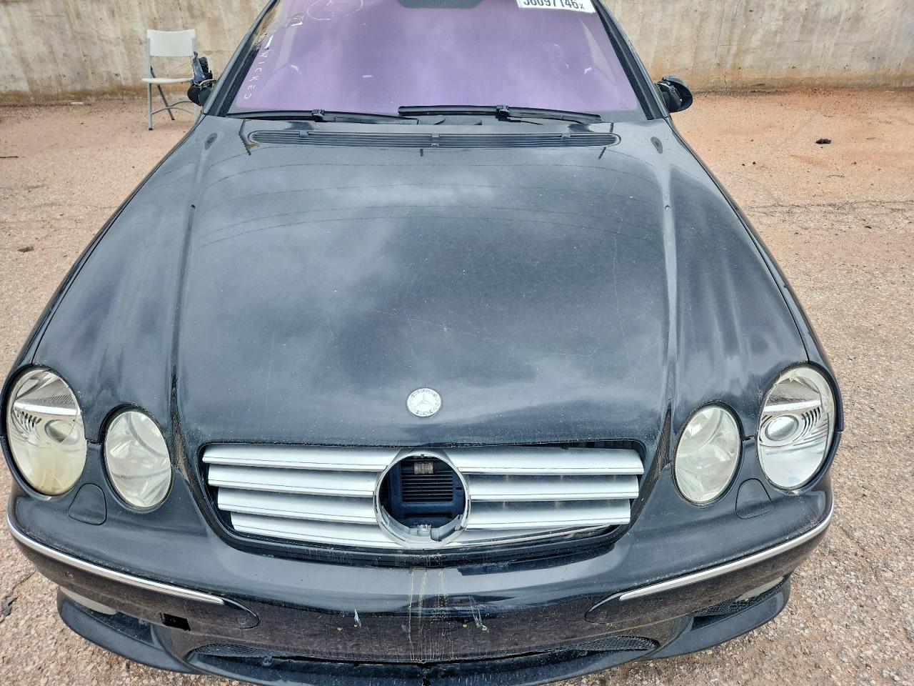 2003 Mercedes-benz Cl 55 Amg Black vin: WDBPJ74J83A035664