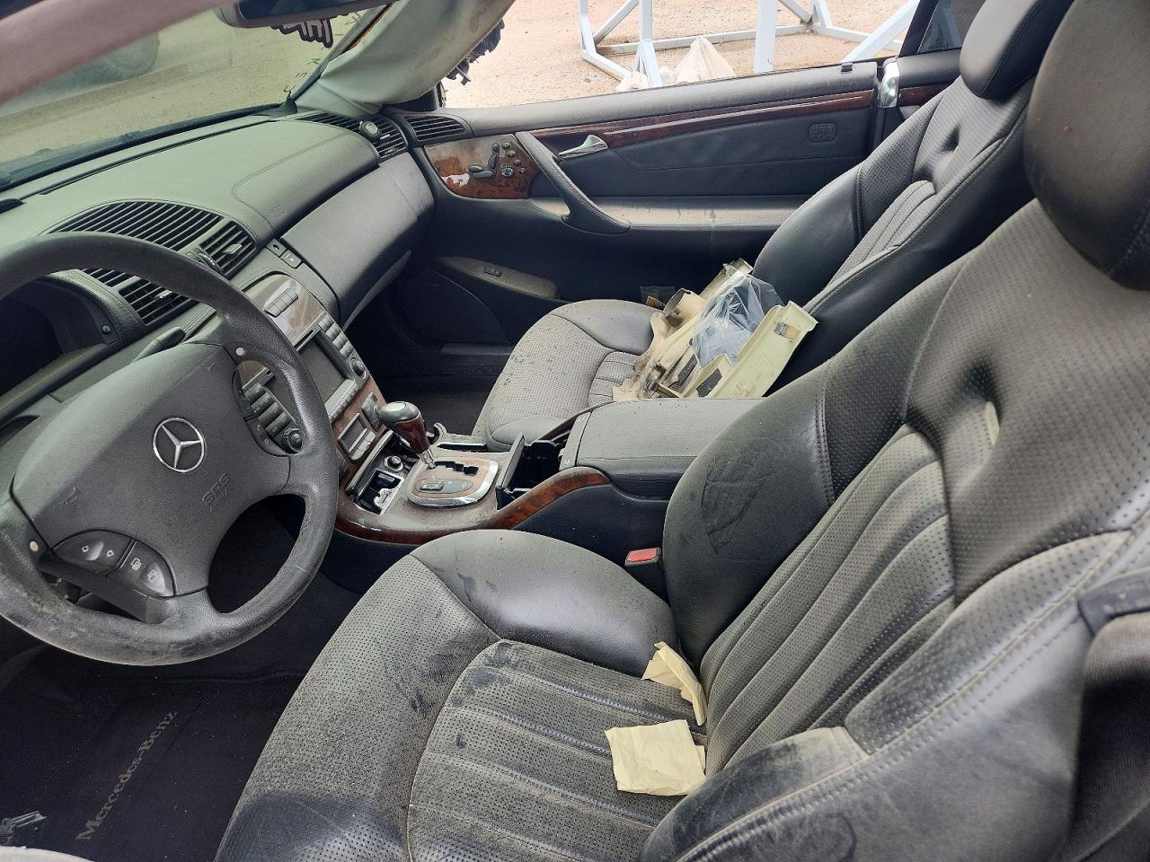 2003 Mercedes-benz Cl 55 Amg Black vin: WDBPJ74J83A035664