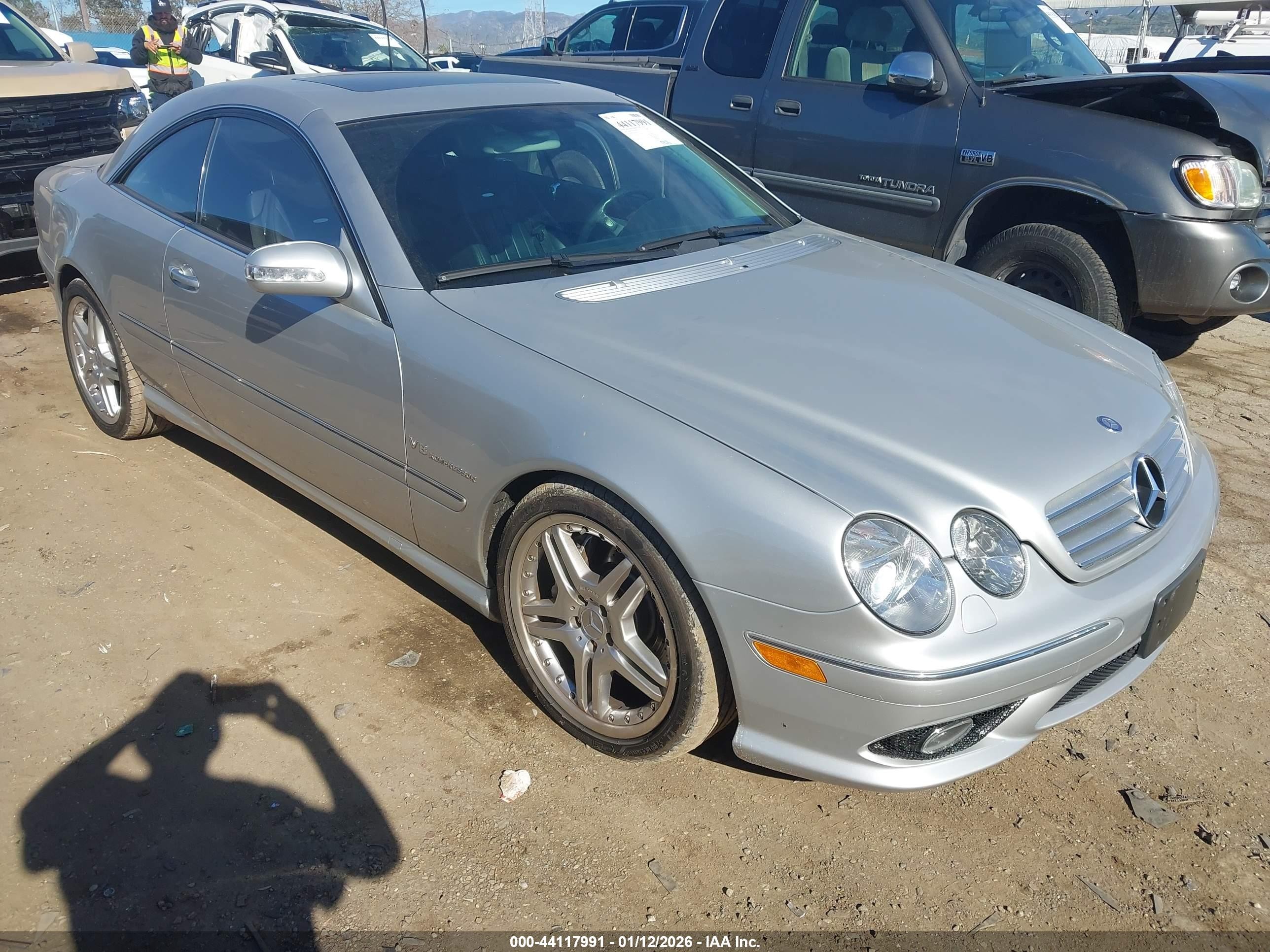 2006 Mercedes-benz Cl 55 Amg   Серебряный vin: WDBPJ74JX6A047254